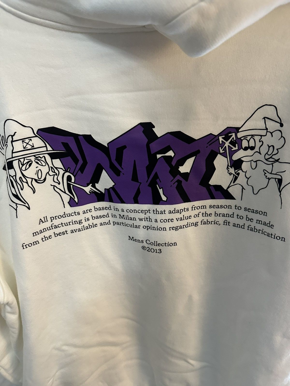 Off-White × Virgil Abloh Off-White Wizard White Hoodie Size L Size US L / EU 52-54 / 3 - 3 Thumbnail
