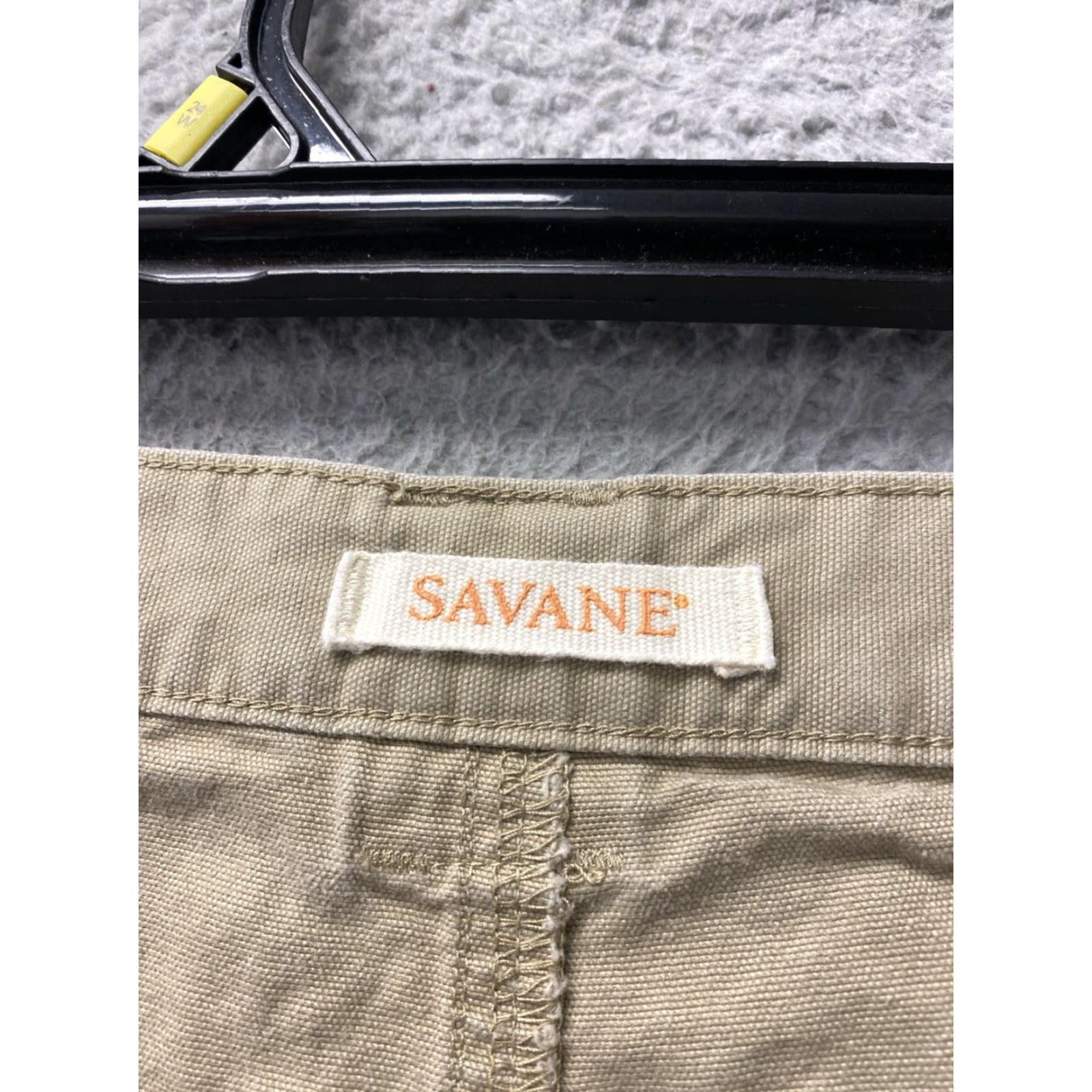 Savane VINTAGE Savane Cargo Shorts Men 42 Tan Canvas Casual Travel Hiking Outdoors 9in Inseam Size US 42 / EU 58 - 4 Thumbnail