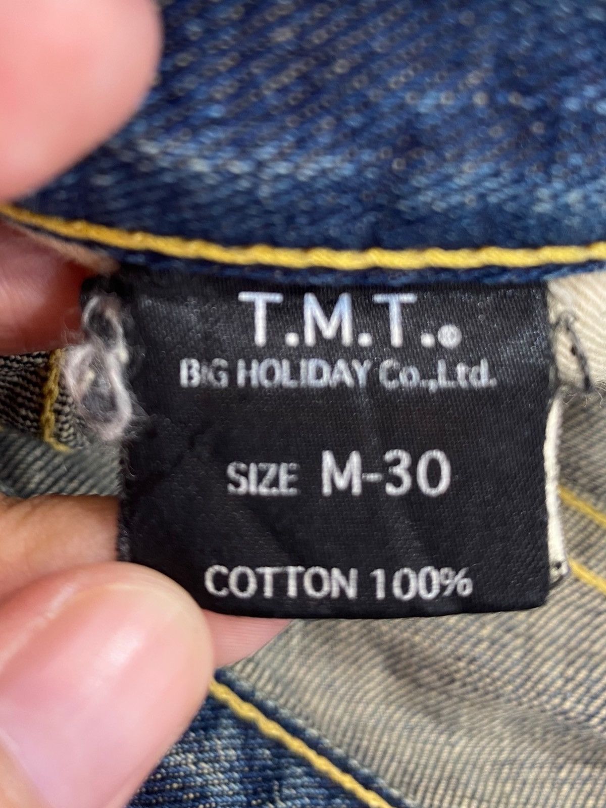 TMT TMT Brand Whiskers Faded Wash Style Straight Cut Jeans Size US 29 - 11 Thumbnail
