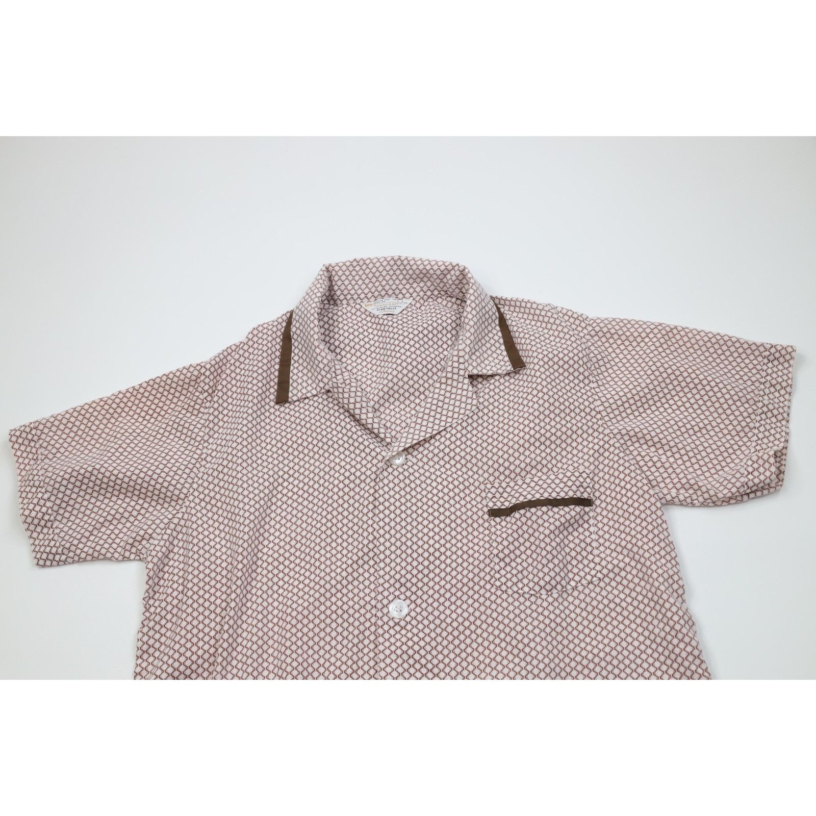 Vintage Vintage 70s Streetwear 2 Piece Short Sleeve Pajamas Size US L / EU 52-54 / 3 - 3 Thumbnail