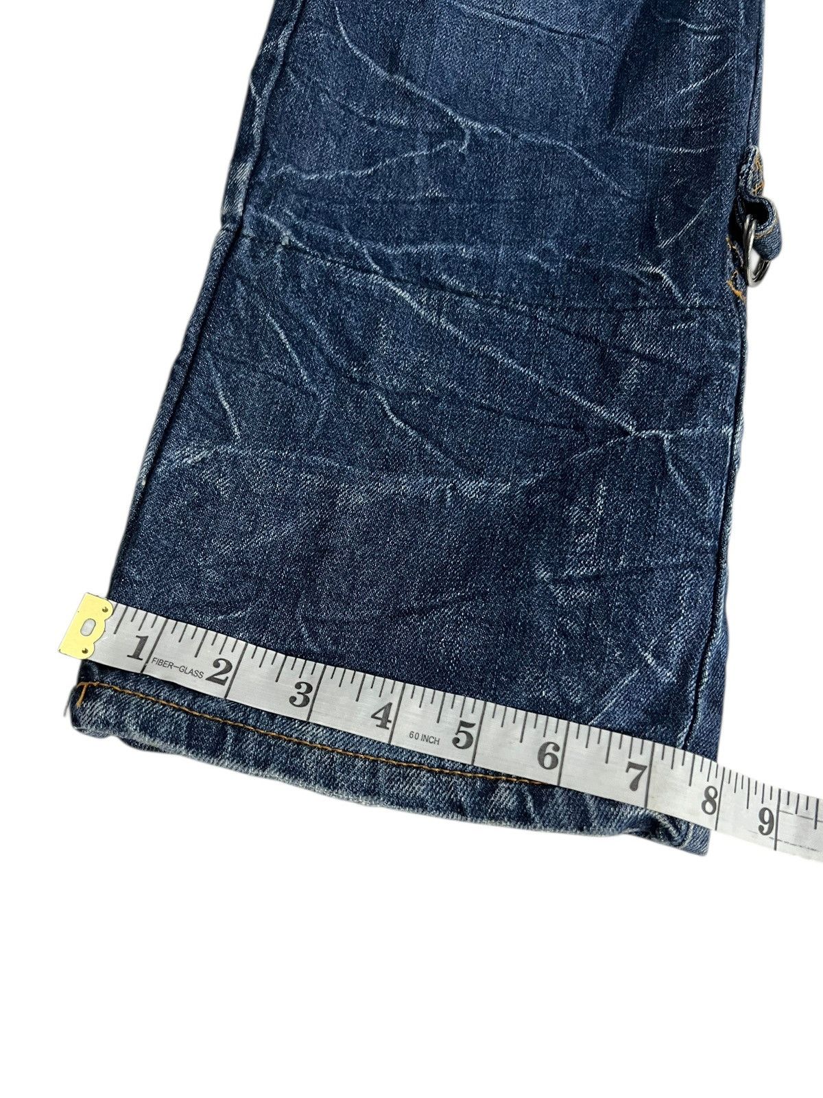 Japanese Brand Vintage Japanese Brand Nylaus Double Waist Claw Denim Jean Size US 29 - 17 Thumbnail