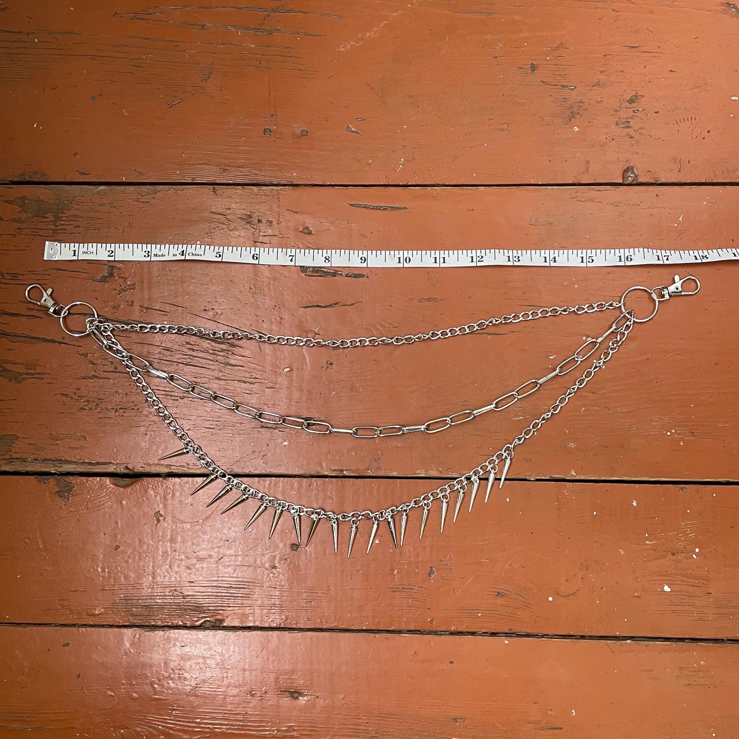 Other Pants Chain with spike gothic punk grunge alt y2k emo Size ONE SIZE - 7 Thumbnail