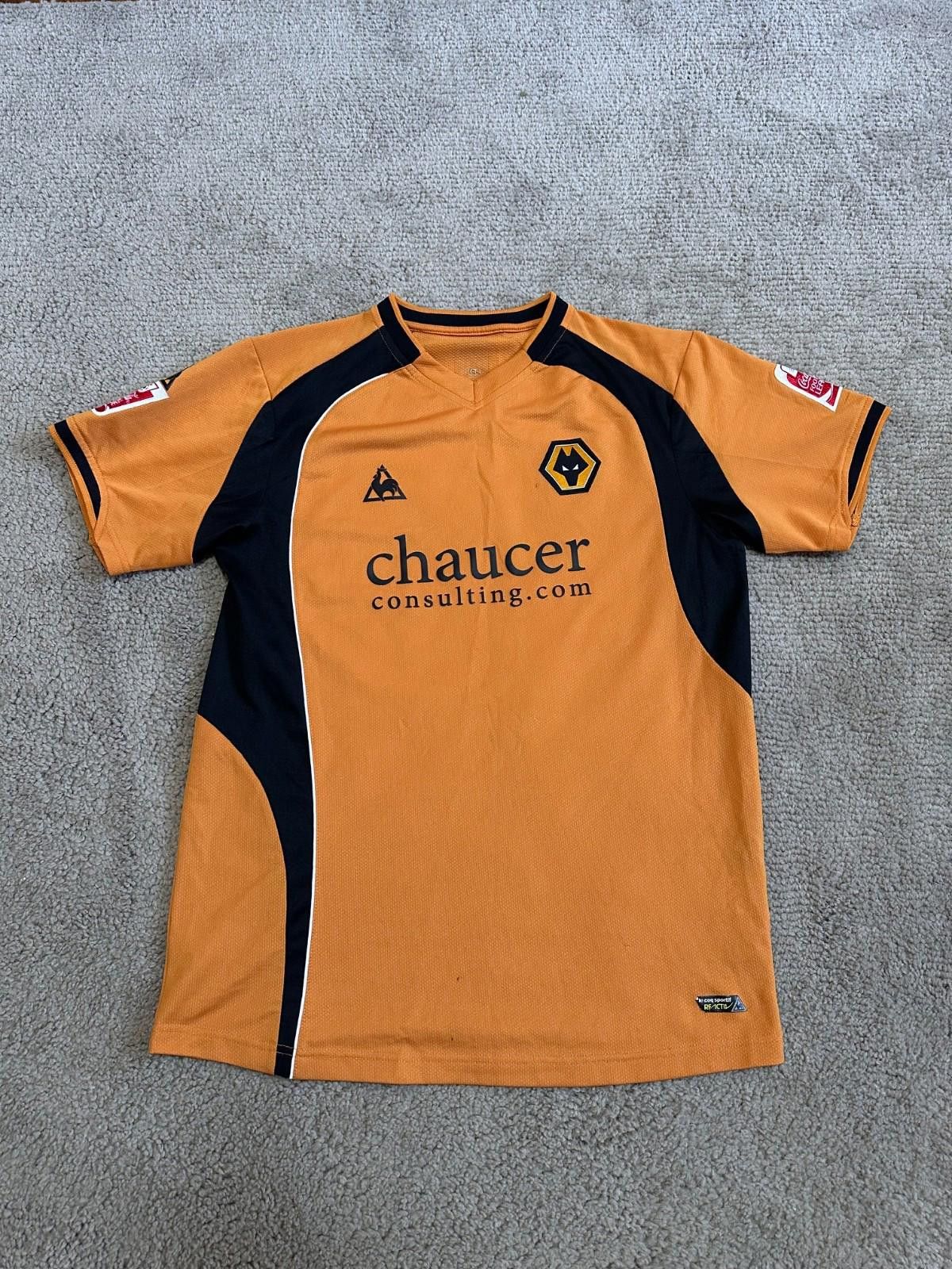 Le Coq Sportif #10 KEOGH Wolverhampton 2008/9 Football Shirt Soccer Jersey Size US L / EU 52-54 / 3 - 1 Thumbnail