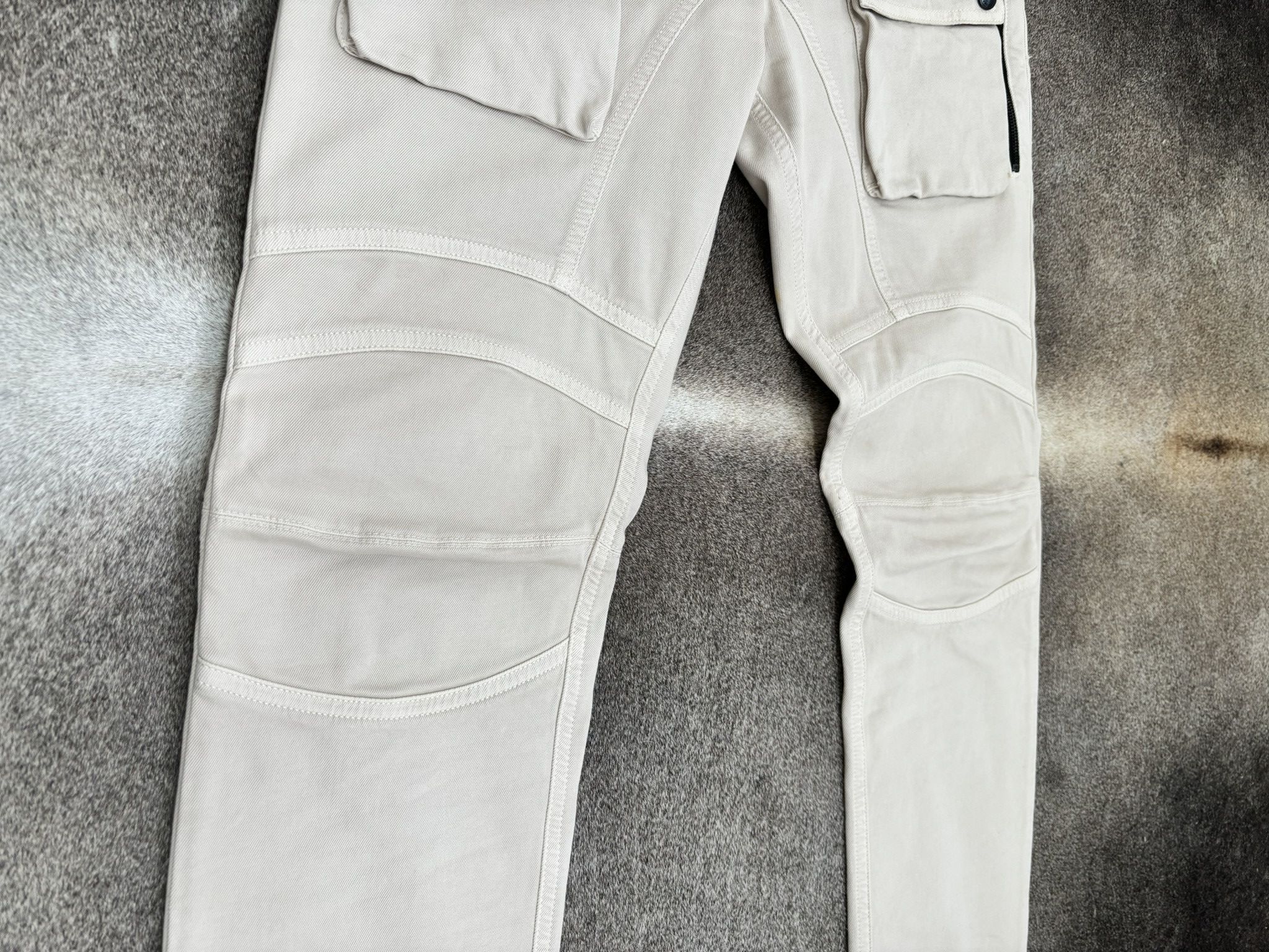 Belstaff Belstaff Moto Cargo Pants Beige 32x33 – Slim Fit Biker Style Size US 32 / EU 48 - 3 Thumbnail