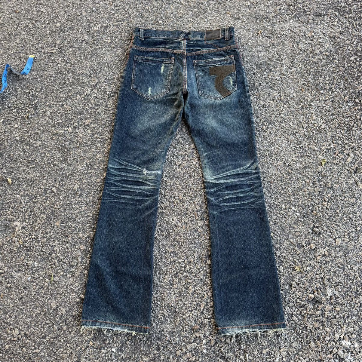 Tete Homme W30 VINTAGE TETE HOMME FLARE DENIM JEAN PANTS Size US 30 / EU 46 - 8 Thumbnail