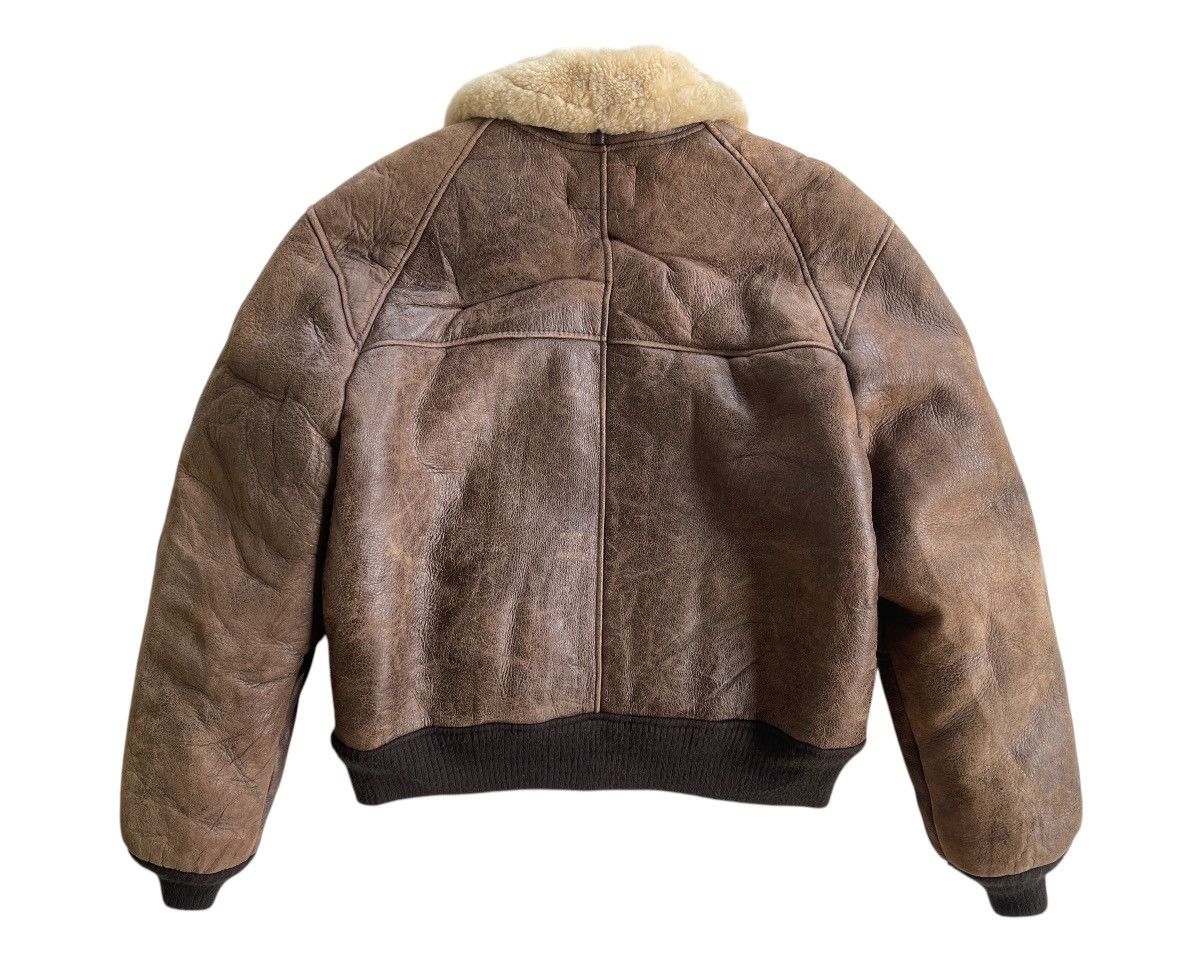 Vintage Vintage B-6 U.S Sheepskin International Flight USA Jacket Size US L / EU 52-54 / 3 - 3 Thumbnail