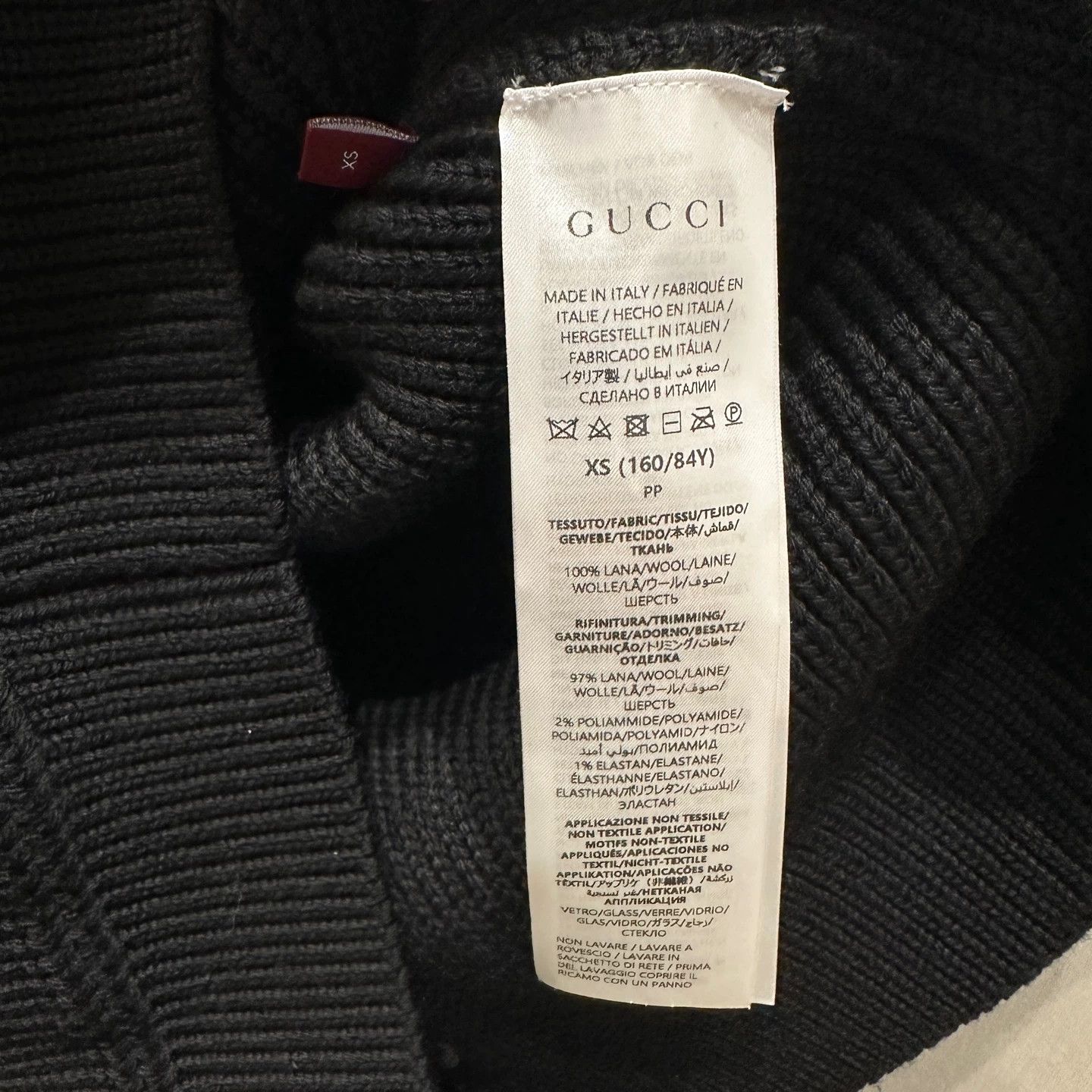 Gucci Gucci Crystal Double G Zipped Wool Jacket XS Size US XS / EU 42 / 0 - 4 Thumbnail