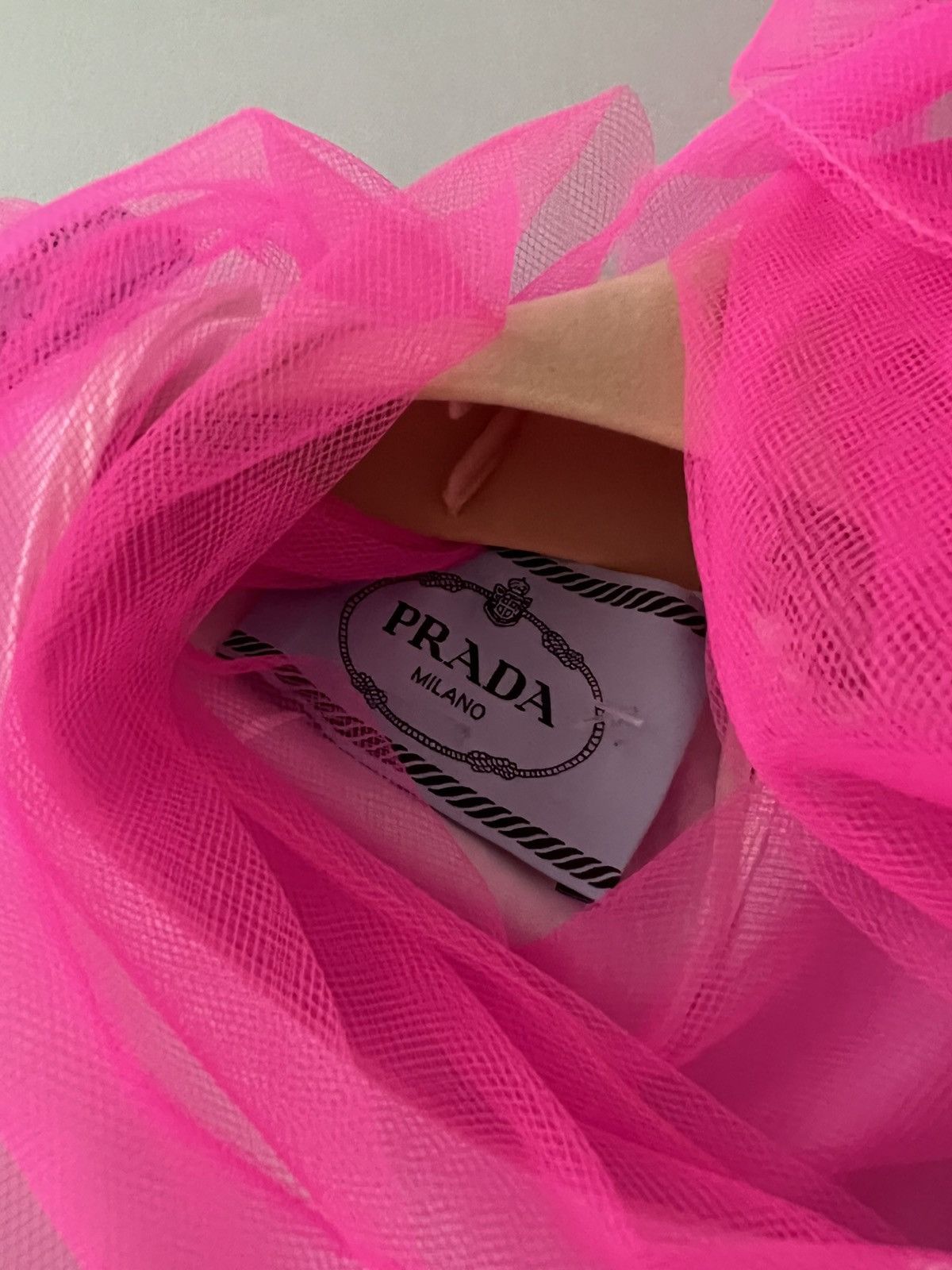 Prada 🔥RUNWAY🔥 Prada 2-Piece Net Dress with rubber patch Size S / US 4 / IT 40 - 5 Thumbnail