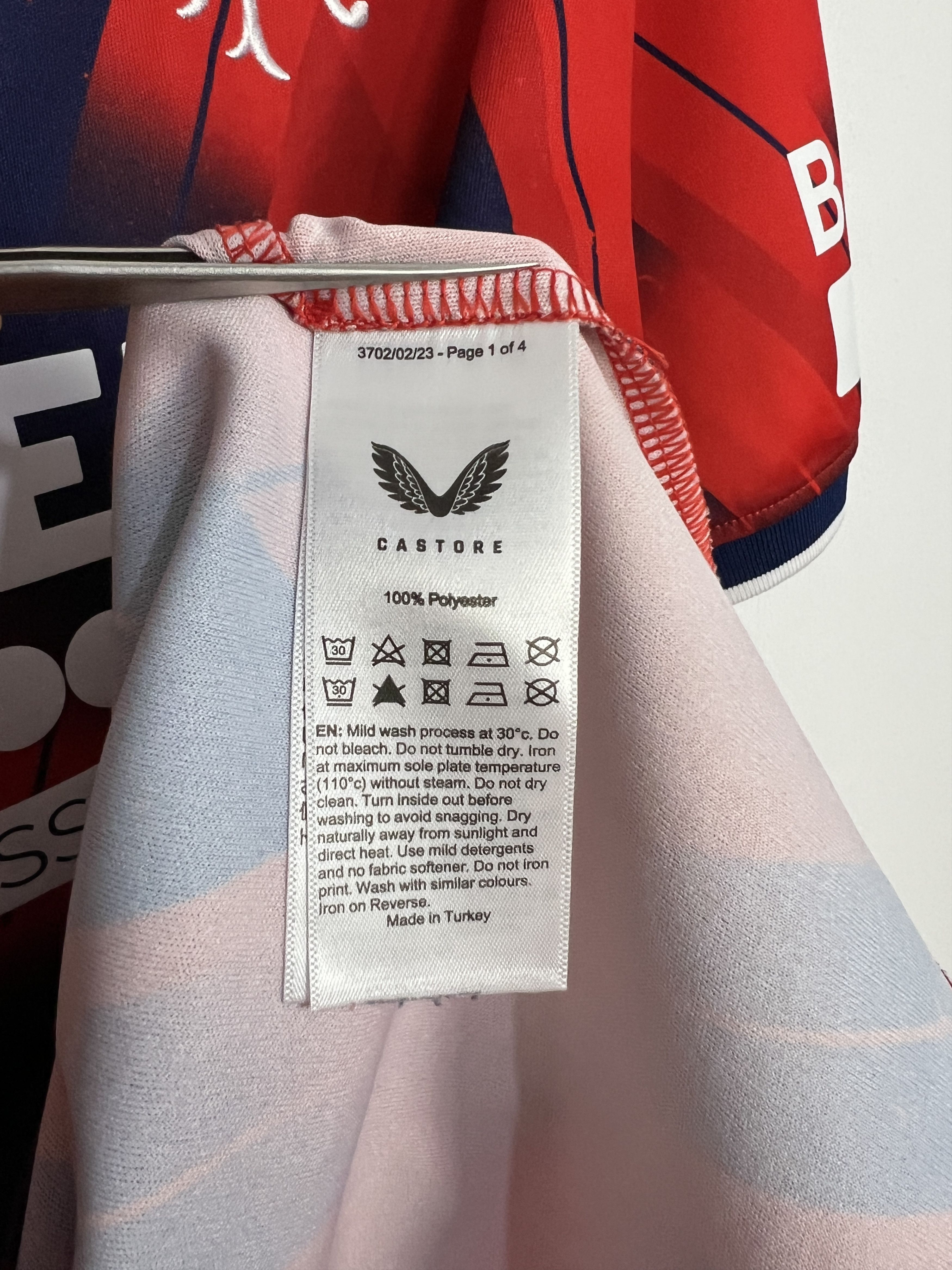 Castore Rangers Special football shirt 2023 Soccer Jersey Trikot Size US XXL / EU 58 / 5 - 7 Thumbnail
