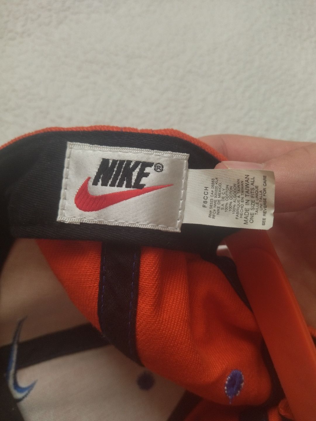 Nike Nike Vintage 90s Swoosh logo Orange cap Size ONE SIZE - 2 Thumbnail