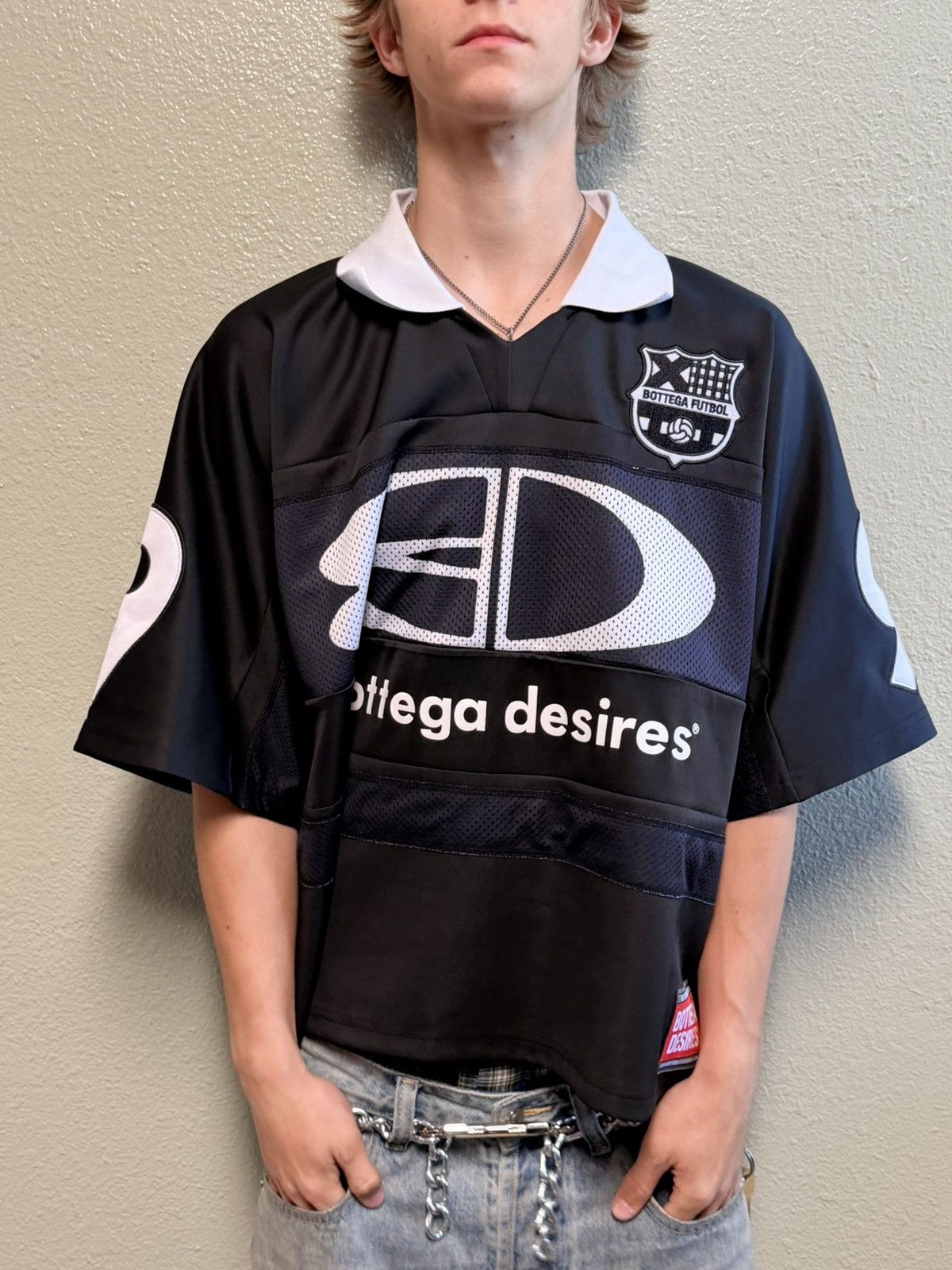 Bottega Desires Bottega desires Futbol Jersey Size US L / EU 52-54 / 3 - 1 Thumbnail