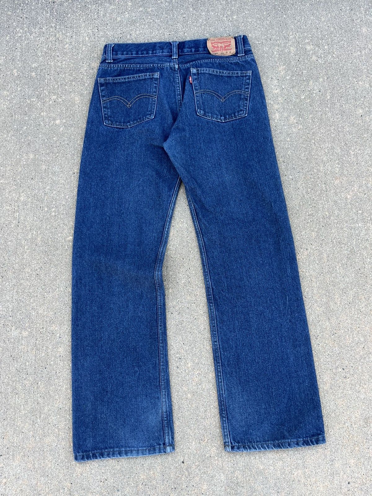 Levi's × Vintage Crazy Vintage 00’s Levi’s 514 Slim Straight Jeans Unisex Size US 29 - 7 Thumbnail