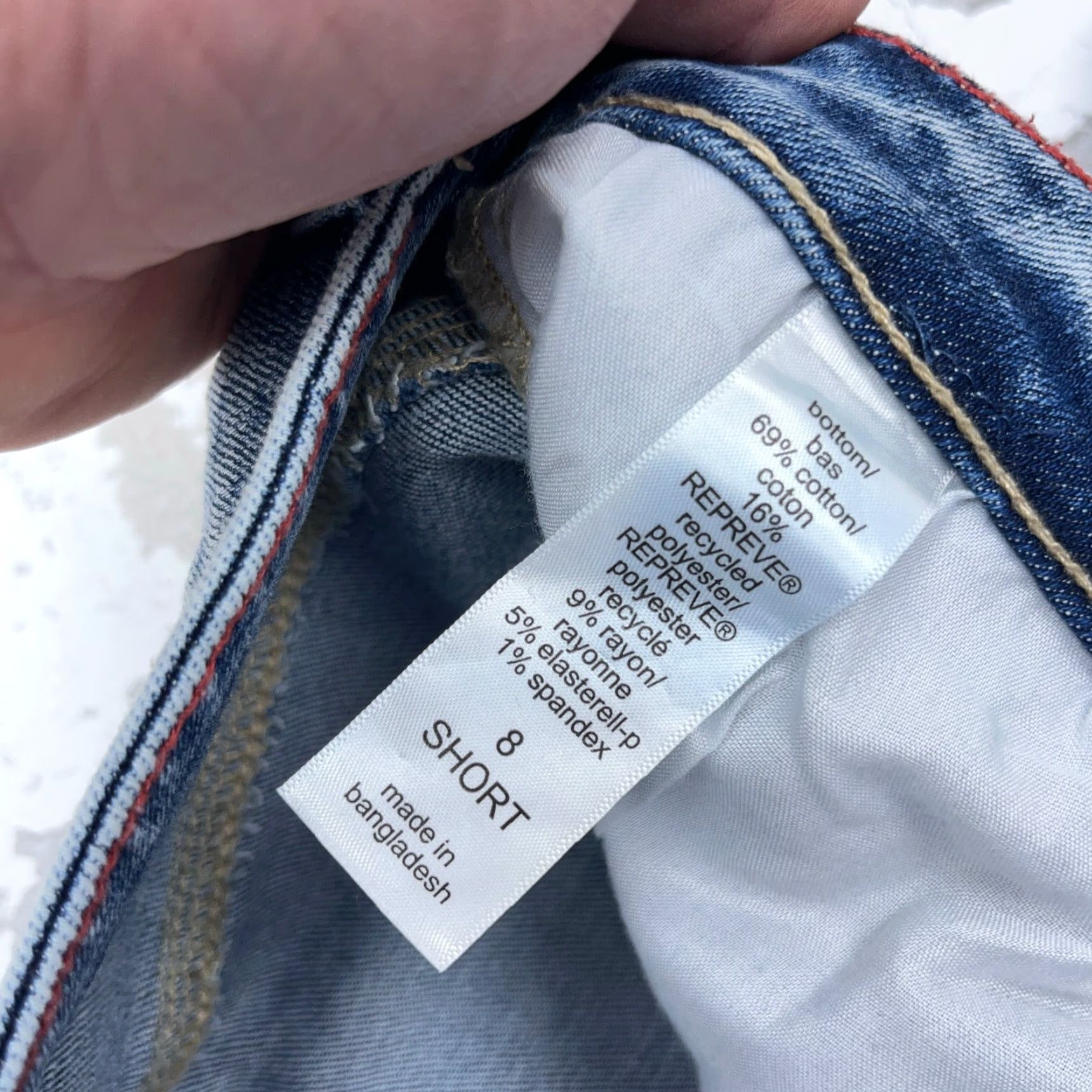 Vintage Maurices Jeans Women 8 Boyfriend High Rise Medium Wash Distressed Button Fly Zipper Pockets Size 30" / US 8 / IT 44 - 6 Thumbnail