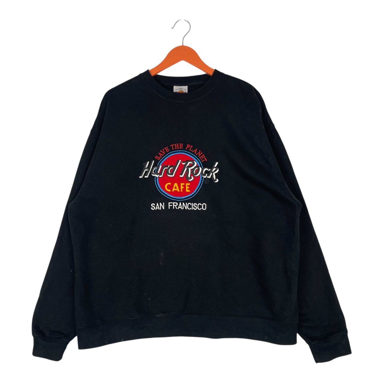 Hard Rock Cafe Rare Hard Rock Cafe San Francisco Embroided Logo Sweatshirt Size US L / EU 52-54 / 3 - 1 Thumbnail