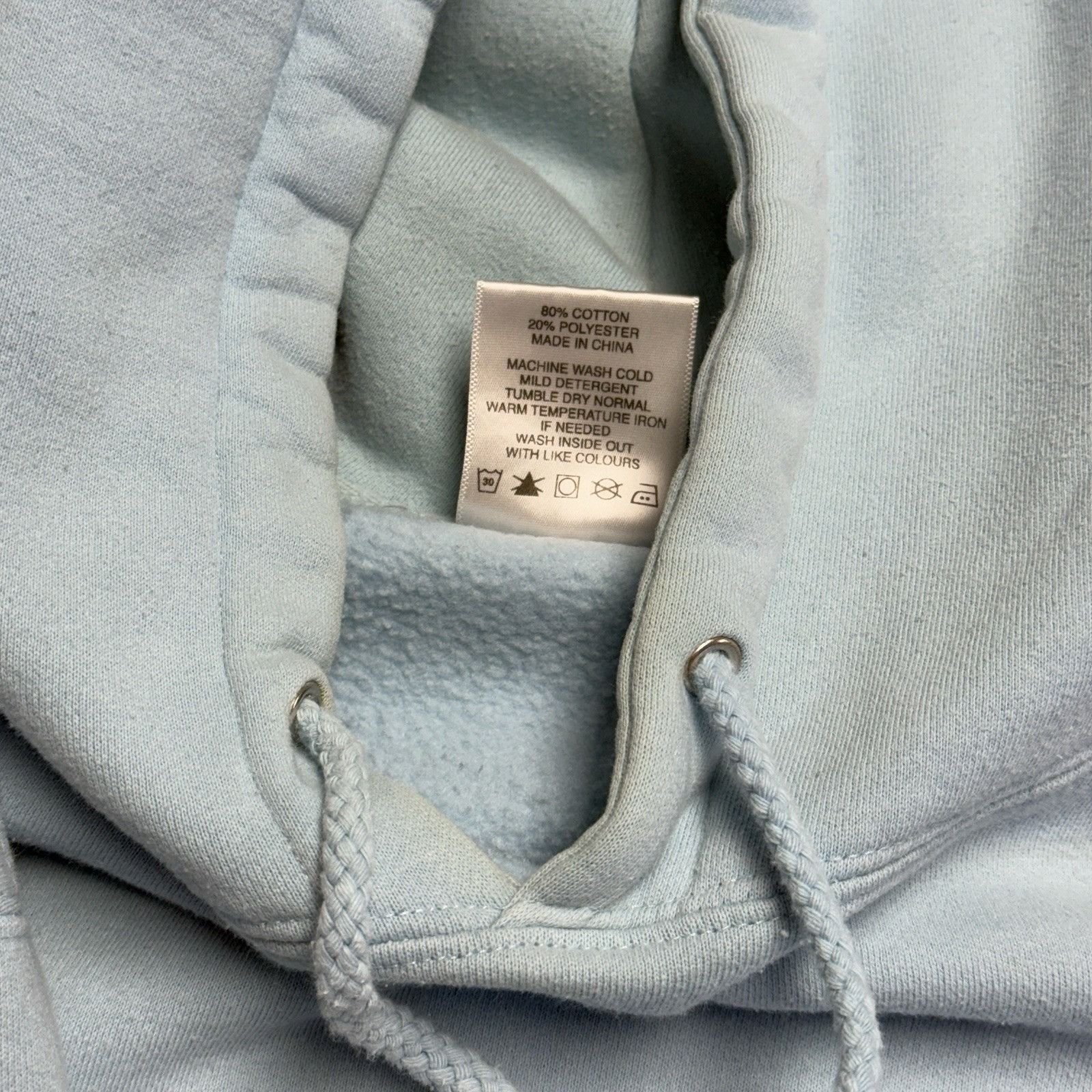 Pleasures Pleasures Hoodie Sweatshirt Large Lite Blue Skate Size US L / EU 52-54 / 3 - 10 Thumbnail