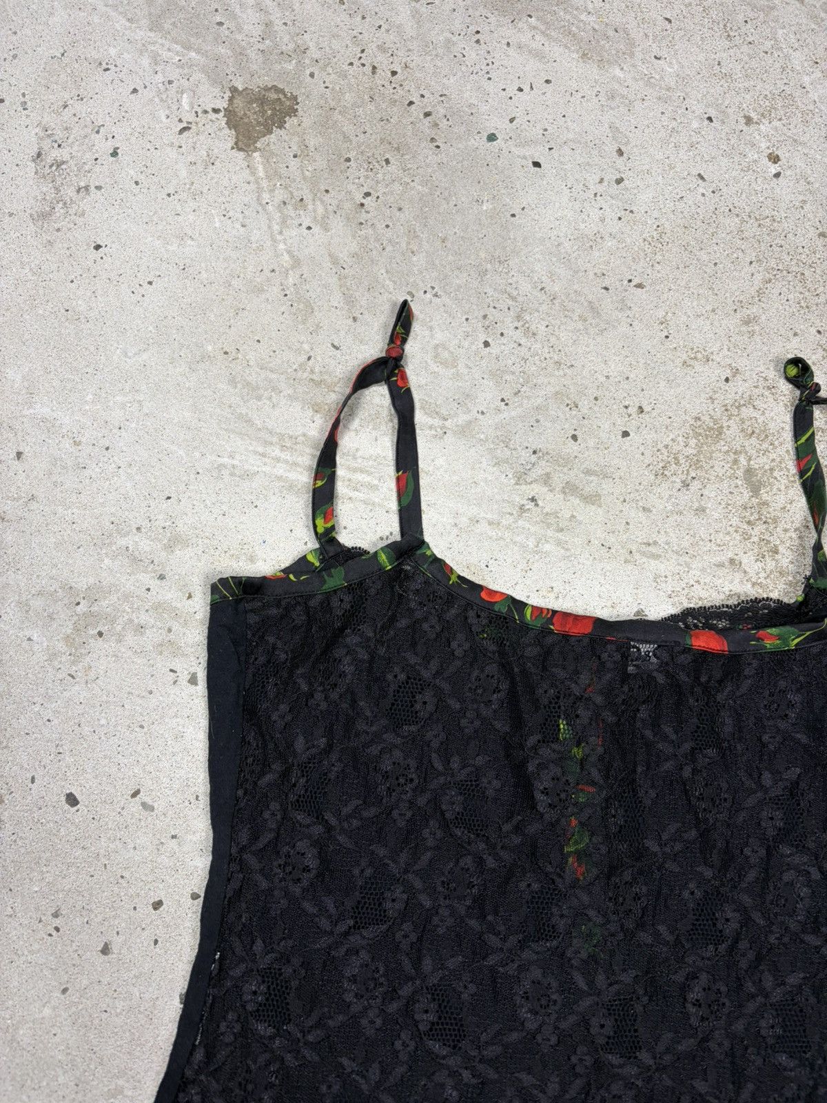 Dolce & Gabbana 2000s Dolce & Gabbana Black Floral Trims Top Corset Size L / US 10 / IT 46 - 12 Thumbnail