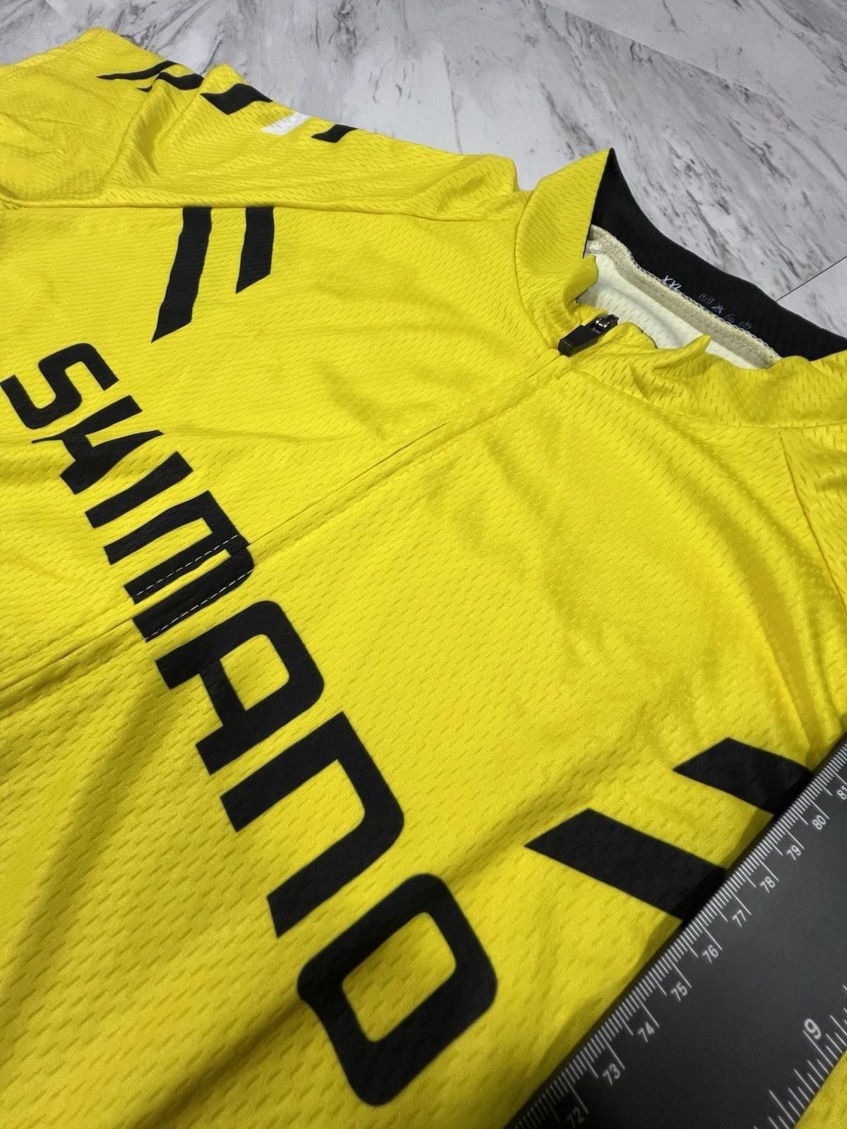 Other Shimano Yellow Cycling Jersey Full Zip Bike Shirt Mens XXL#8 Size ONE SIZE - 4 Thumbnail