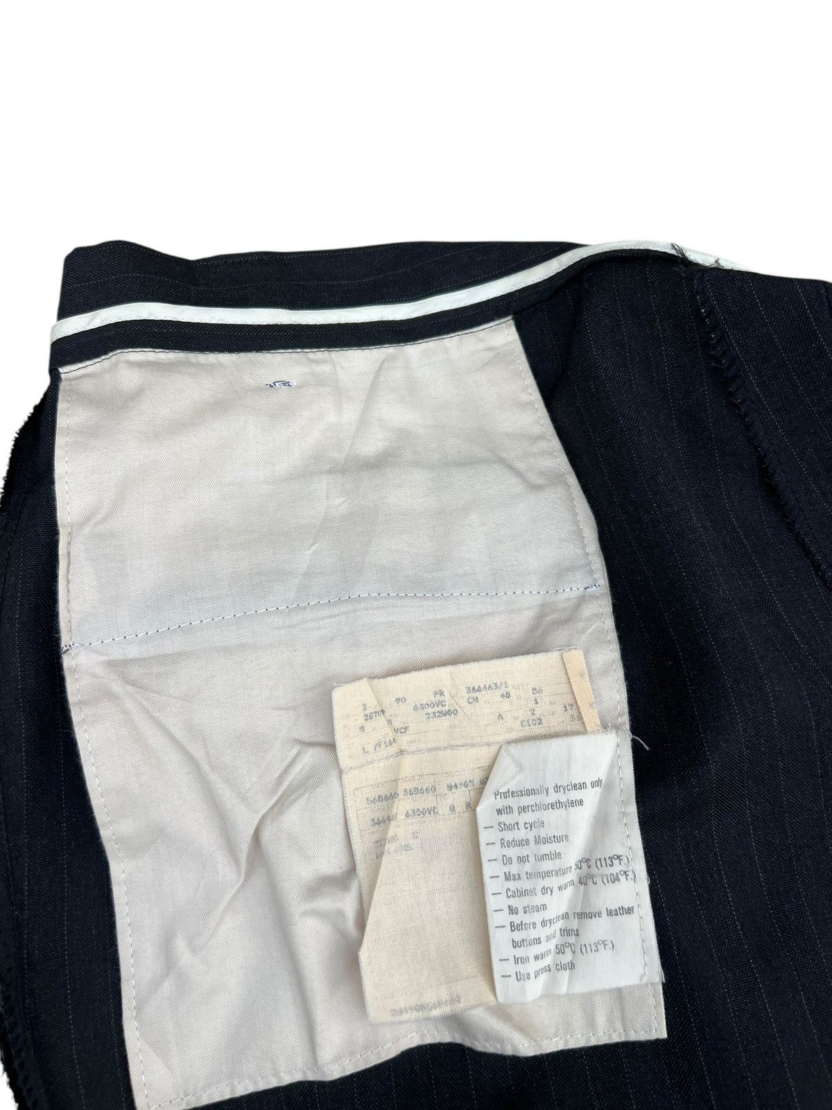 Versace Archive 90s Gianni Versace Stripes Wool Baggy Trouser Pant Size US 36 / EU 52 - 21 Thumbnail