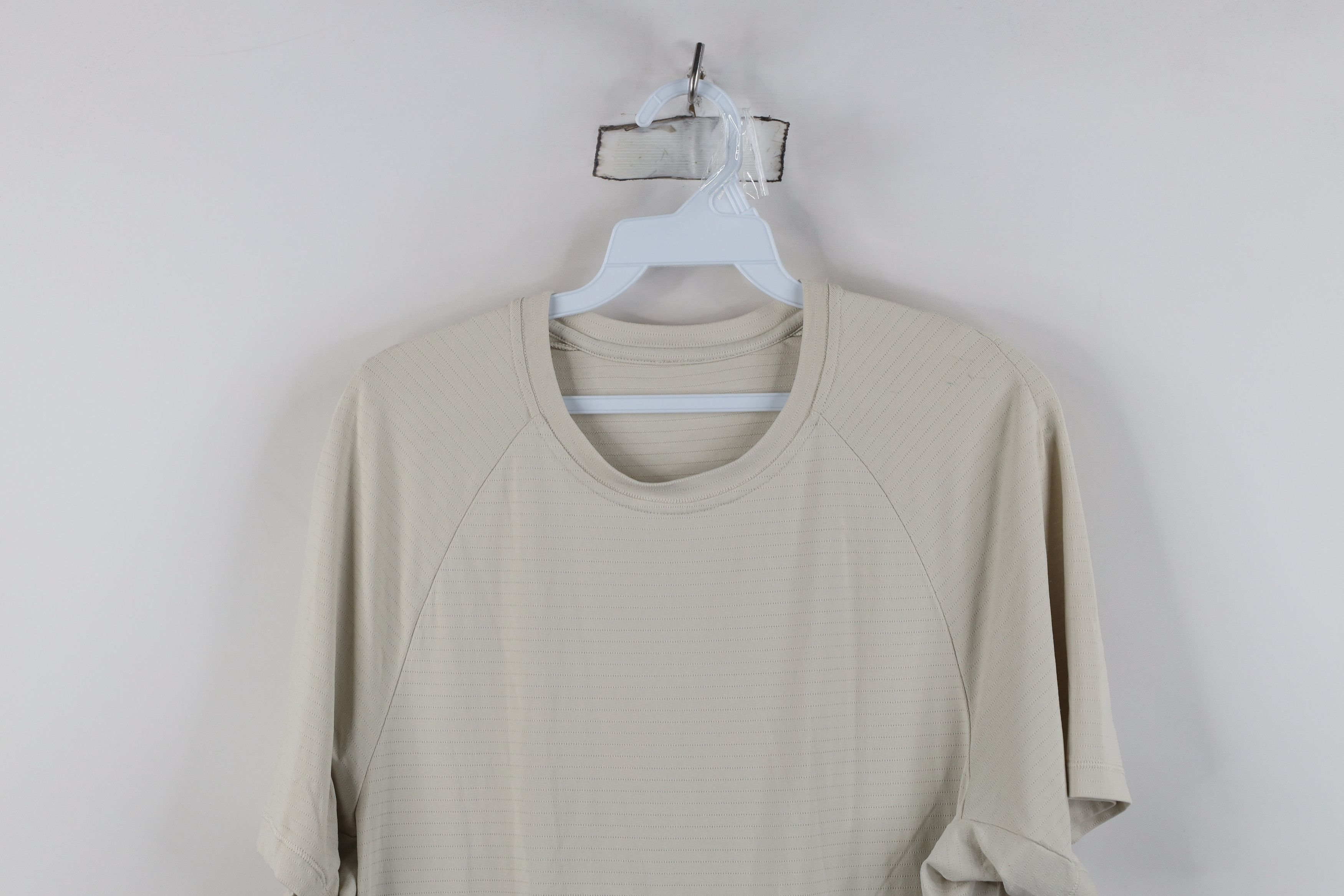 Vintage Stori Stretch Running Jogging Yoga Training T-Shirt Beige Size US S / EU 44-46 / 1 - 2 Thumbnail
