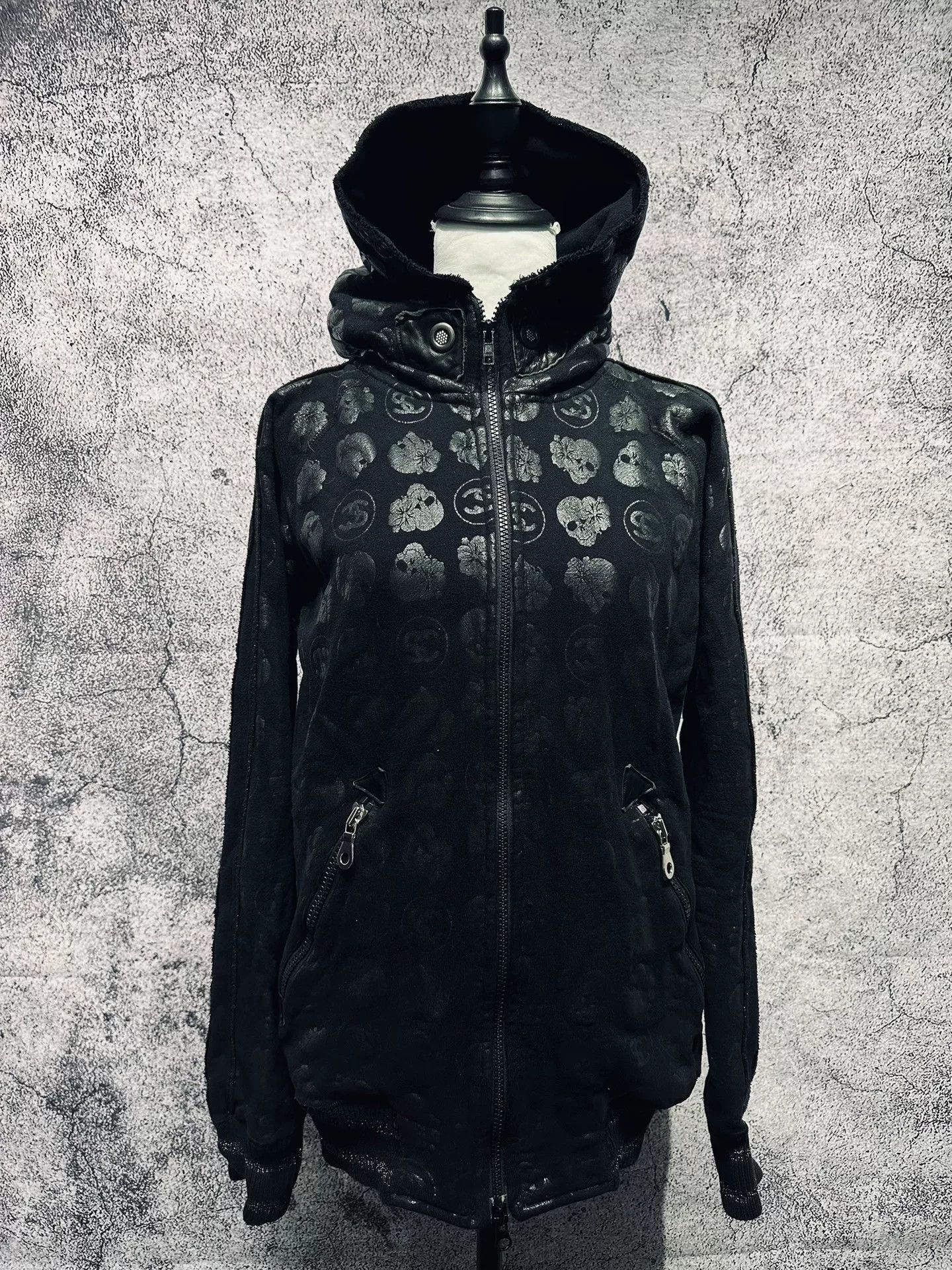 FranCisT MOR.K.S Gothic Style Leather Hooded Parka Size US L / EU 52-54 / 3 - 1 Thumbnail
