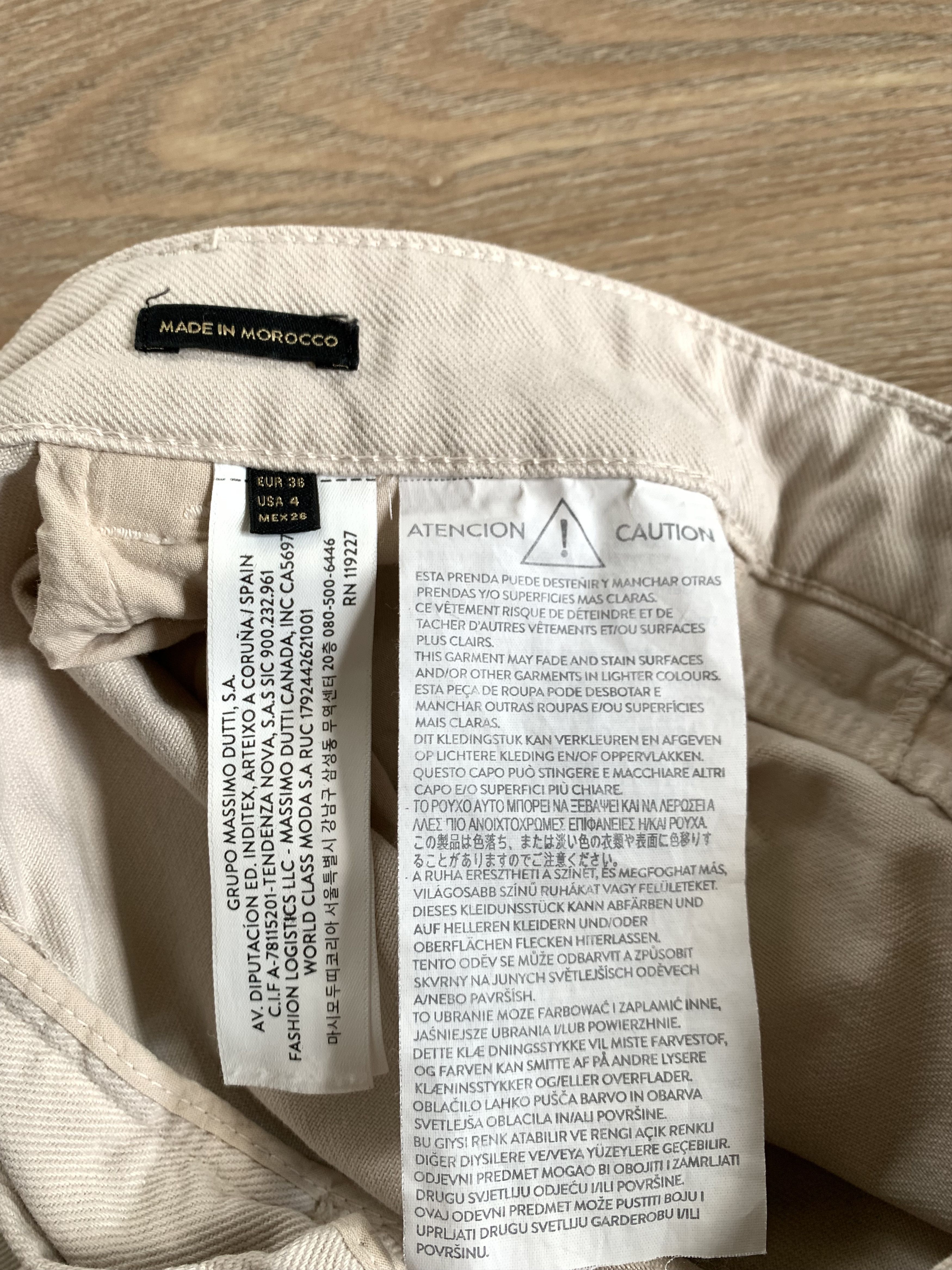 Designer × Massimo Dutti Women's Massimo Dutti Wide Leg Jeans Size 26" / US 2 / IT 38 - 11 Thumbnail