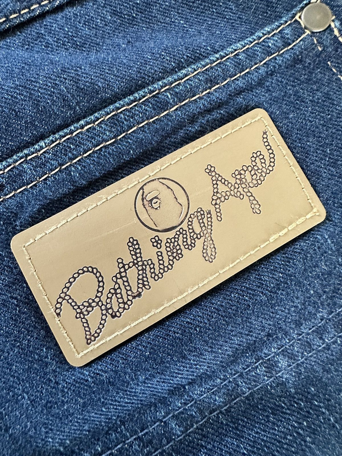 Bape × Nigo 90's Vintage Bape Nigo era wrangler cut denim Size US 28 / EU 44 - 7 Thumbnail