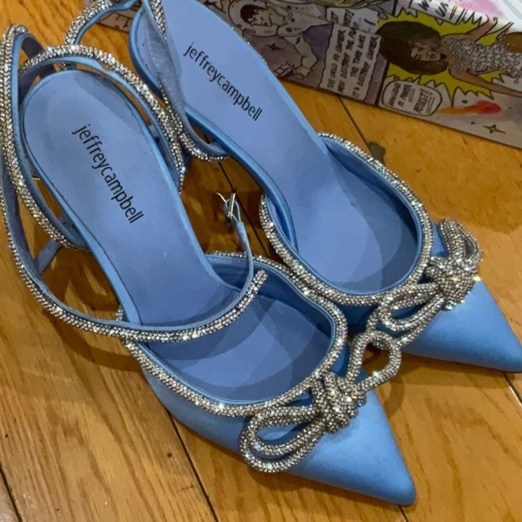 Jeffrey Campbell Jeffrey Campbell Apresdouze Heel in Baby Blue, Size: 8 Size US 8 / IT 38 - 7 Thumbnail
