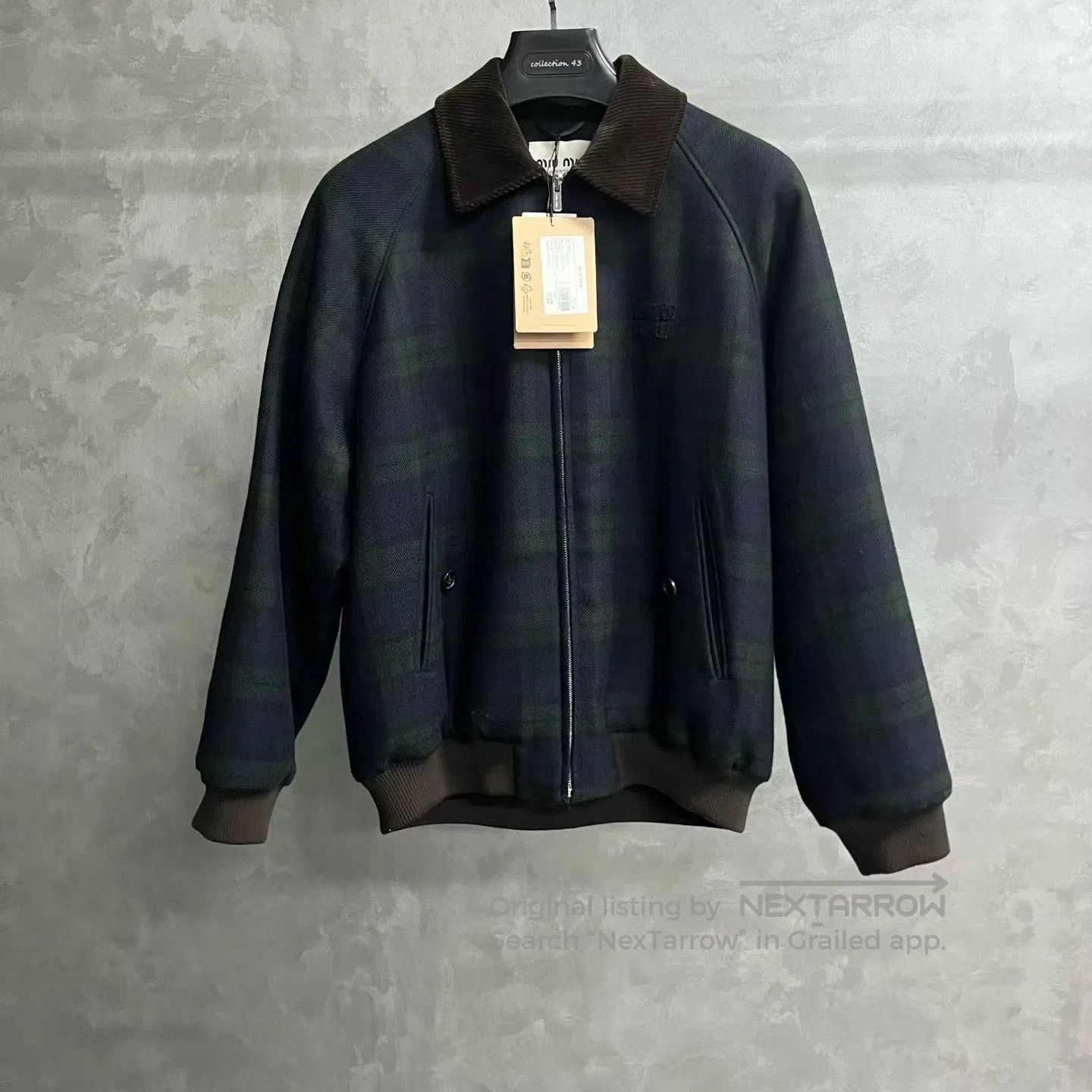 Miu Miu Miu Miu 2025 Lapel Plaid Jacket. Size XS / US 0-2 / IT 36-38 - 1 Thumbnail