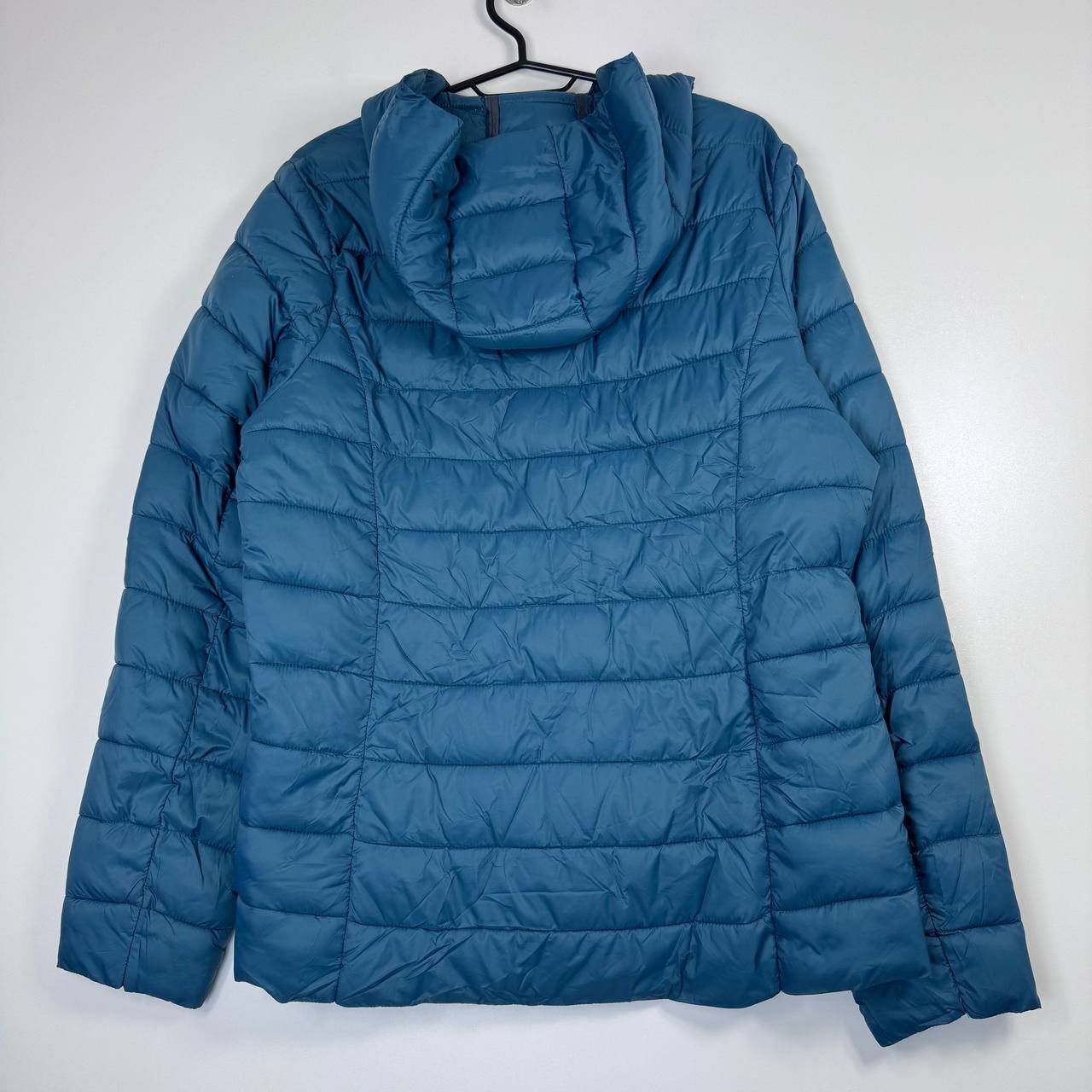 Other Chicorée Puffer Jacket Hooded Blue Lightweight Quilted L Size L / US 10 / IT 46 - 7 Thumbnail