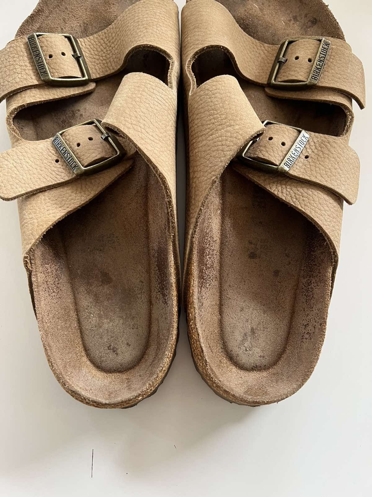 Birkenstock × Other Birkenstock Arizona Brown Suede Size 44 Size US 11 / EU 44 - 4 Thumbnail