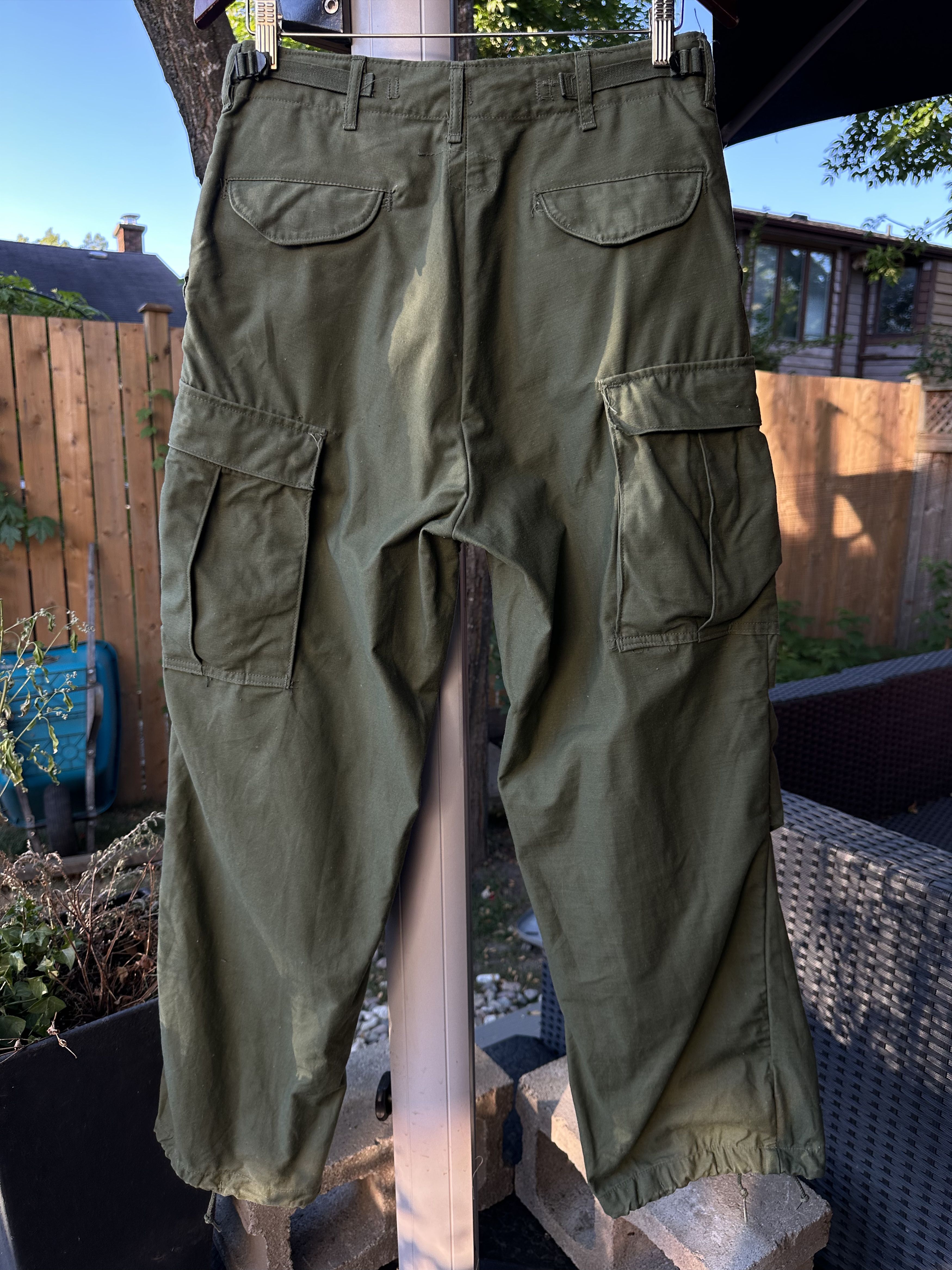 Vintage 1972 Vietnam War US Army M65 Cold Weather Trousers Size US 31 - 5 Thumbnail
