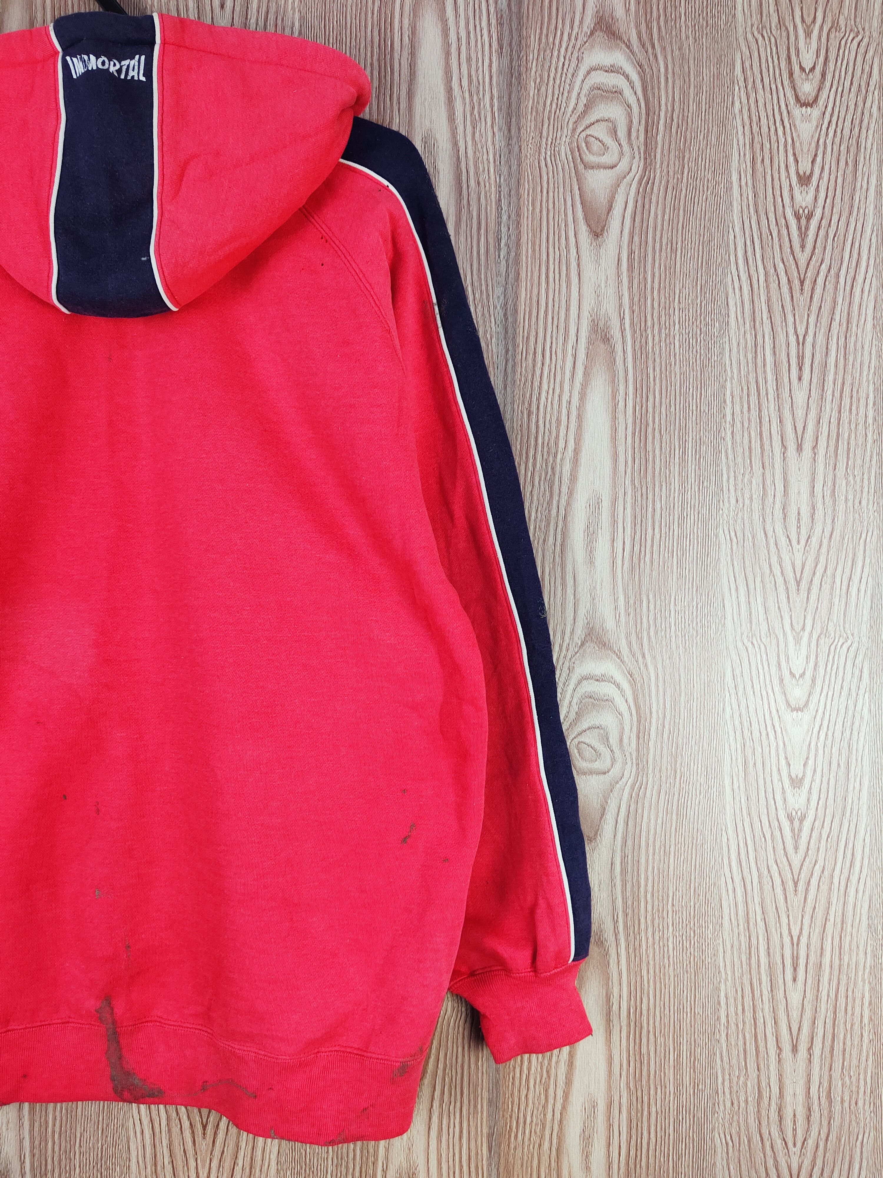 Japanese Brand × Vintage Very rare item 🔥 Immortal Red Hoodie Sweaters Size US L / EU 52-54 / 3 - 12 Thumbnail