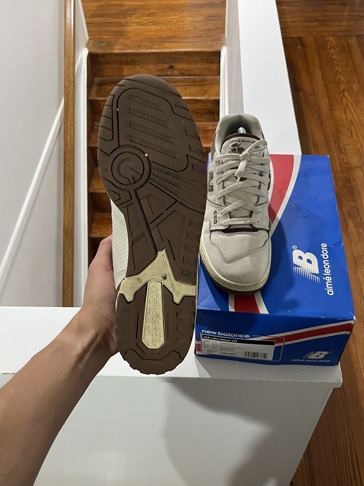 Aime Leon Dore × New Balance New Balance 550 x Aime Leon Dore "Brown" Size US 9 / EU 42 - 8 Thumbnail