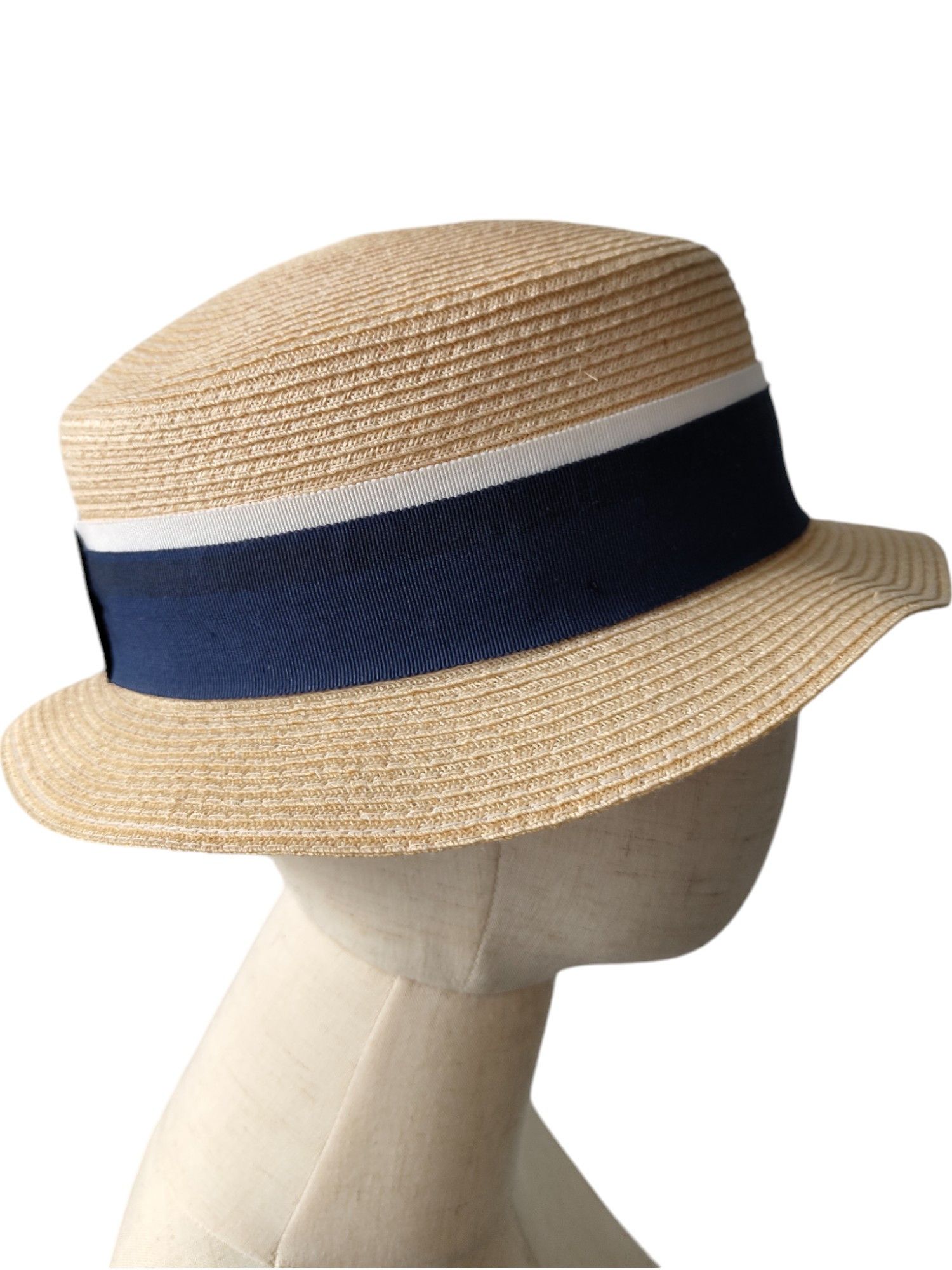 Maison Michel Straw Canotier Hat Size ONE SIZE - 4 Thumbnail