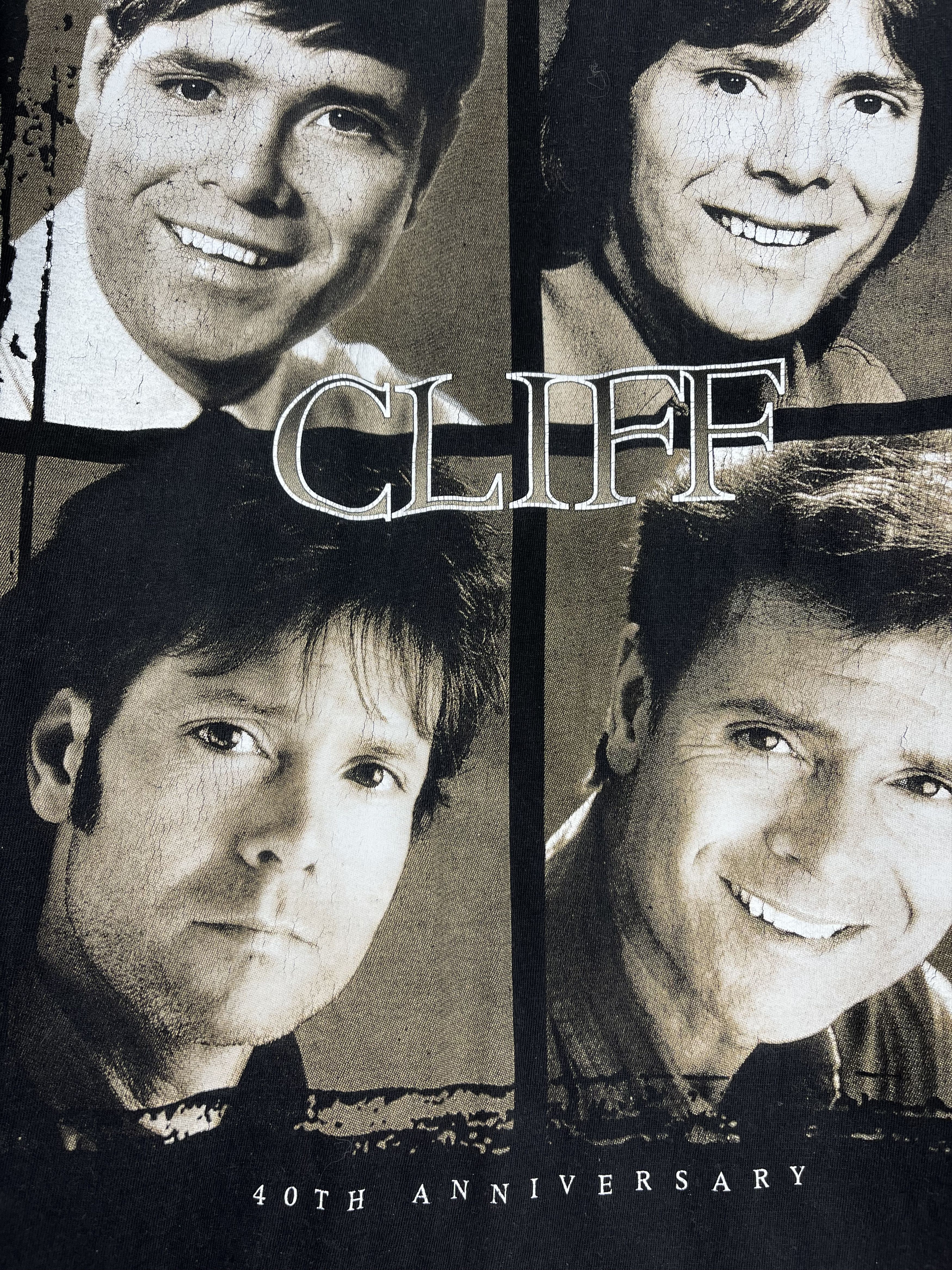 Band Tees Vintage Cliff Richard T Shirt Australia NZ Anniversary 1998 Size US L / EU 52-54 / 3 - 7 Thumbnail