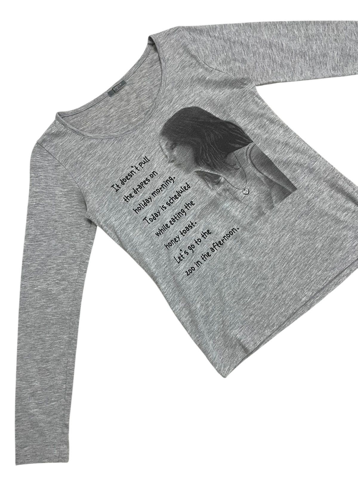 Hysteric Glamour × Japanese Brand Cinema Unisex Women Photo Glamour Wording Poem Size US XS / EU 42 / 0 - 3 Thumbnail