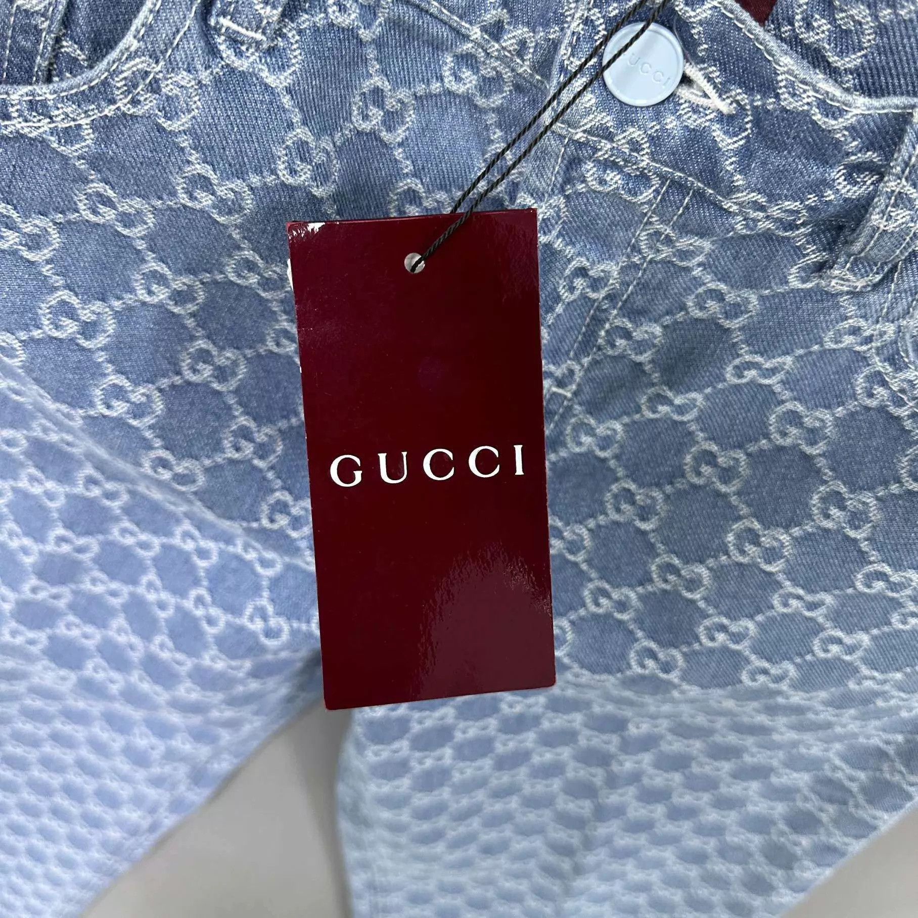 Gucci GUCCI all-over jacquard print women's 26 jeans Size 26" / US 2 / IT 38 - 5 Thumbnail