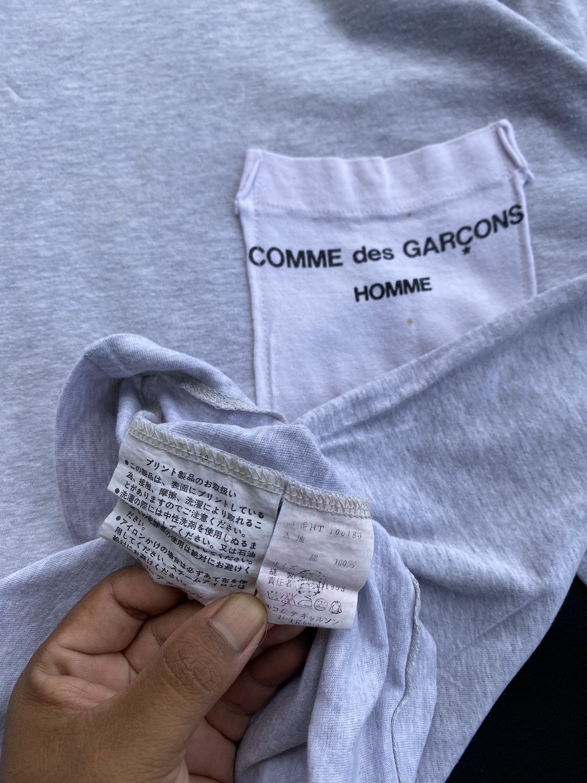 Comme des Garcons Rare Vintage 1993 Comme Des Garcons Homme Longsleeve Shirt Size US L / EU 52-54 / 3 - 15 Thumbnail