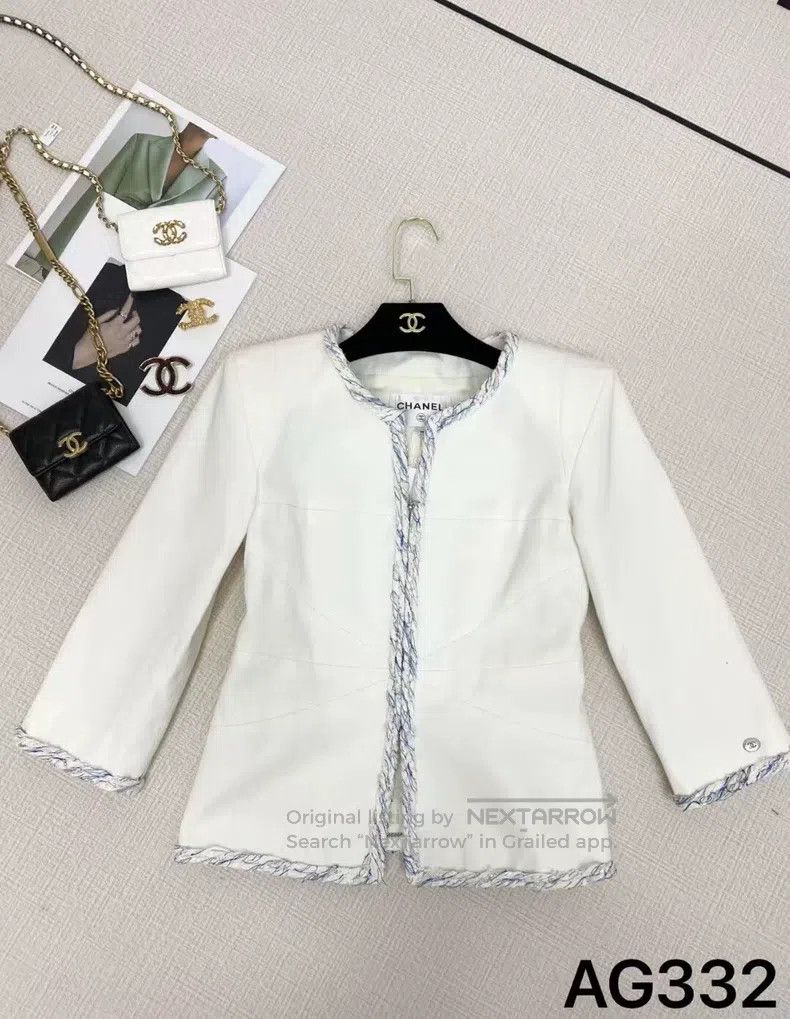 Chanel Chanel White coat Size XS / US 0-2 / IT 36-38 - 1 Thumbnail