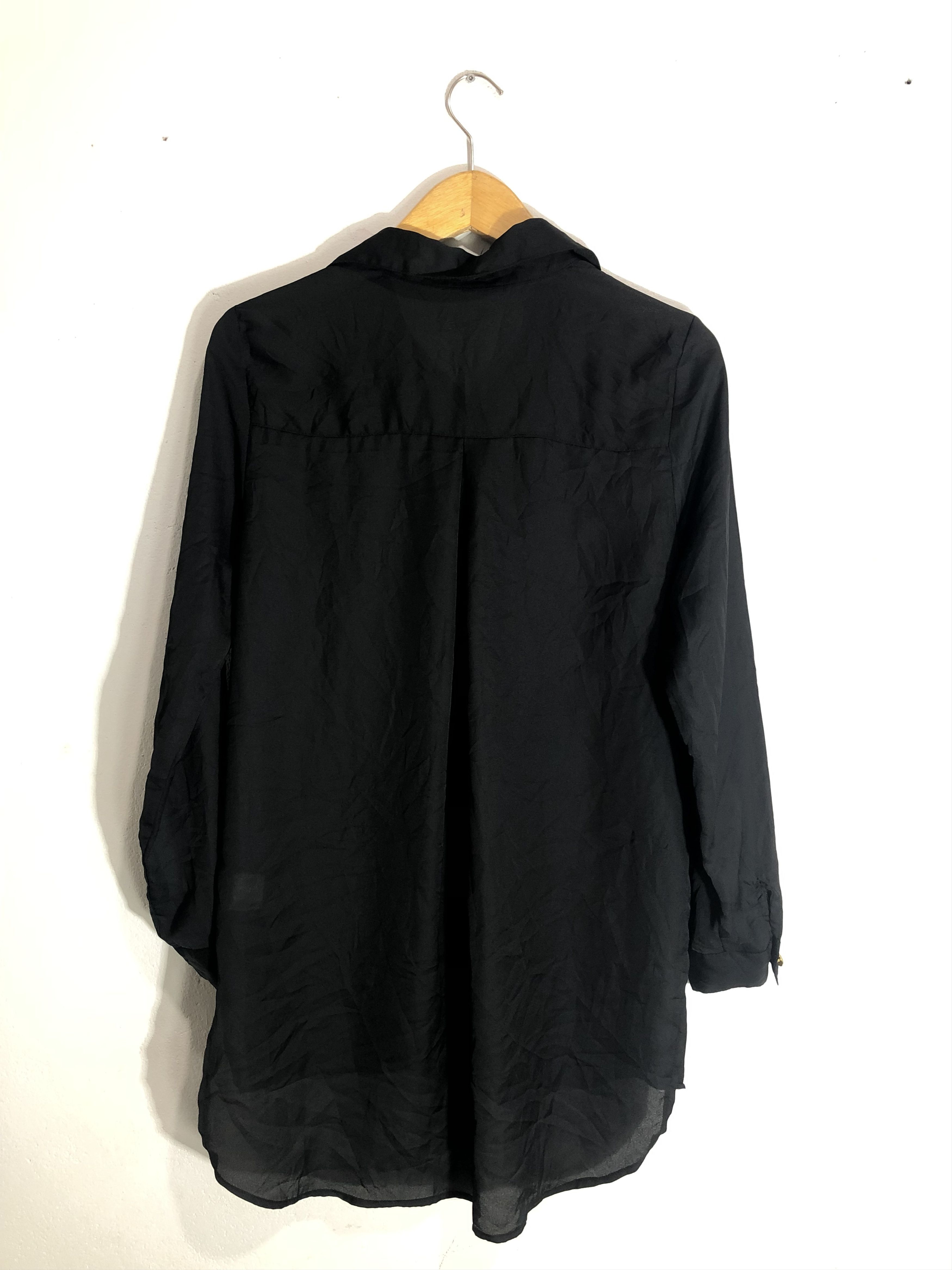 Japanese Brand Dig Deep Poem Black Button Shirt Size US M / EU 48-50 / 2 - 6 Thumbnail