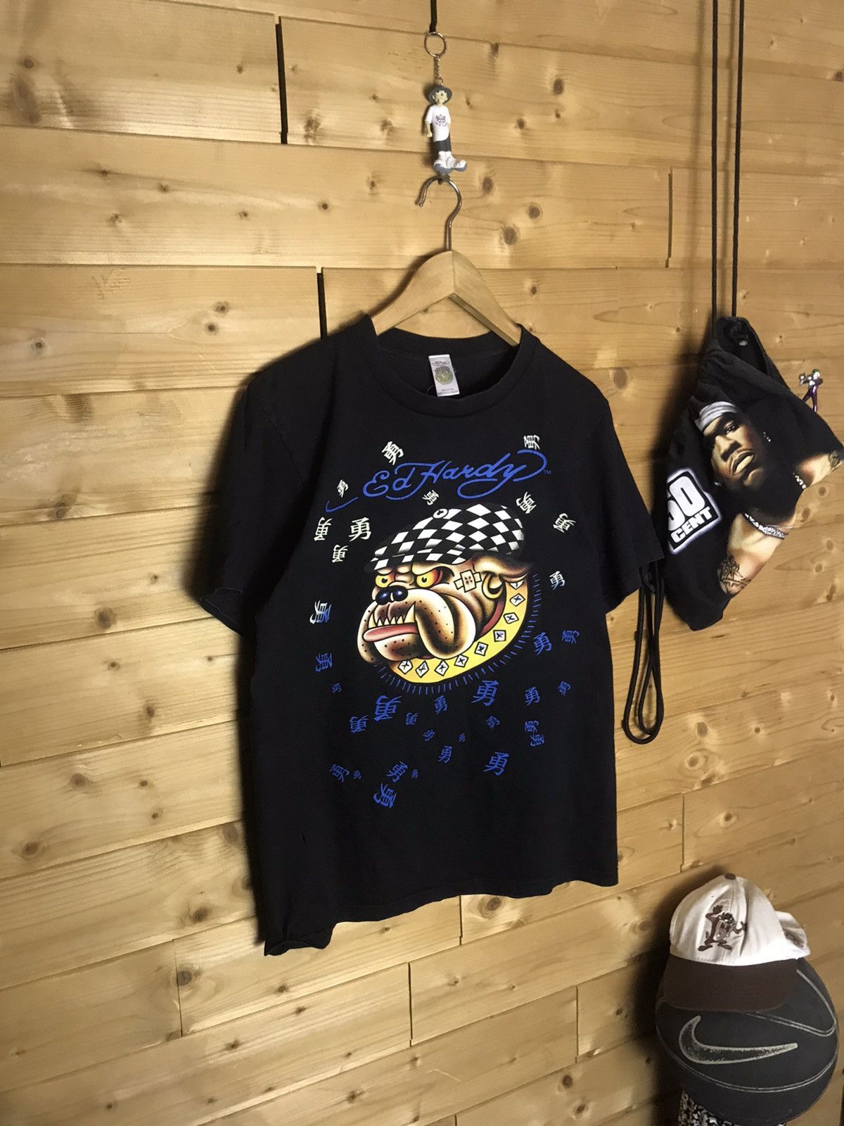 Ed Hardy bulldog t-shirt