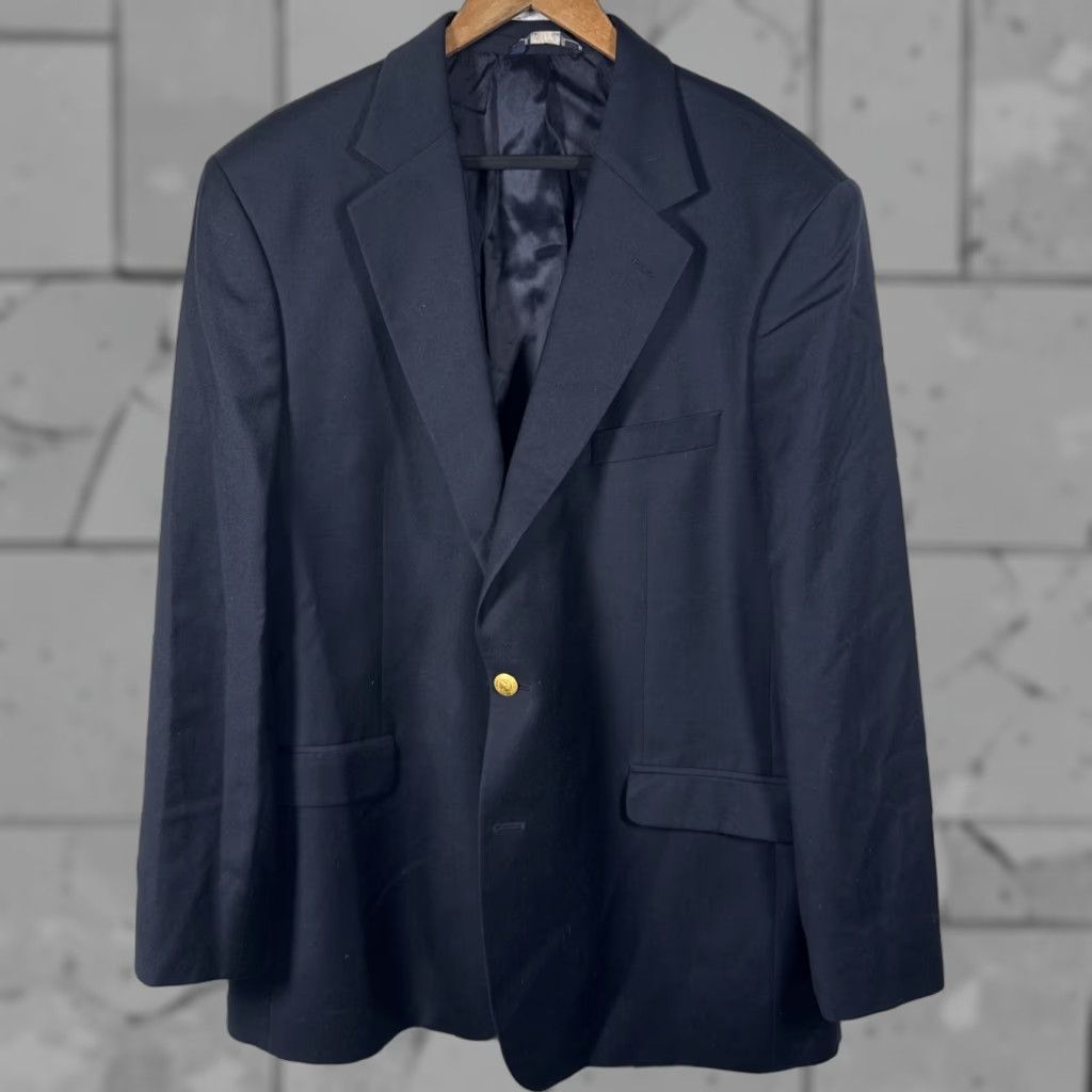 Brooks Brothers Brooks Brothers Sport Coat Blue 2 Button Mens 46 L Regular Size 46 Shirt? Size US S / EU 44-46 / 1 - 1 Thumbnail