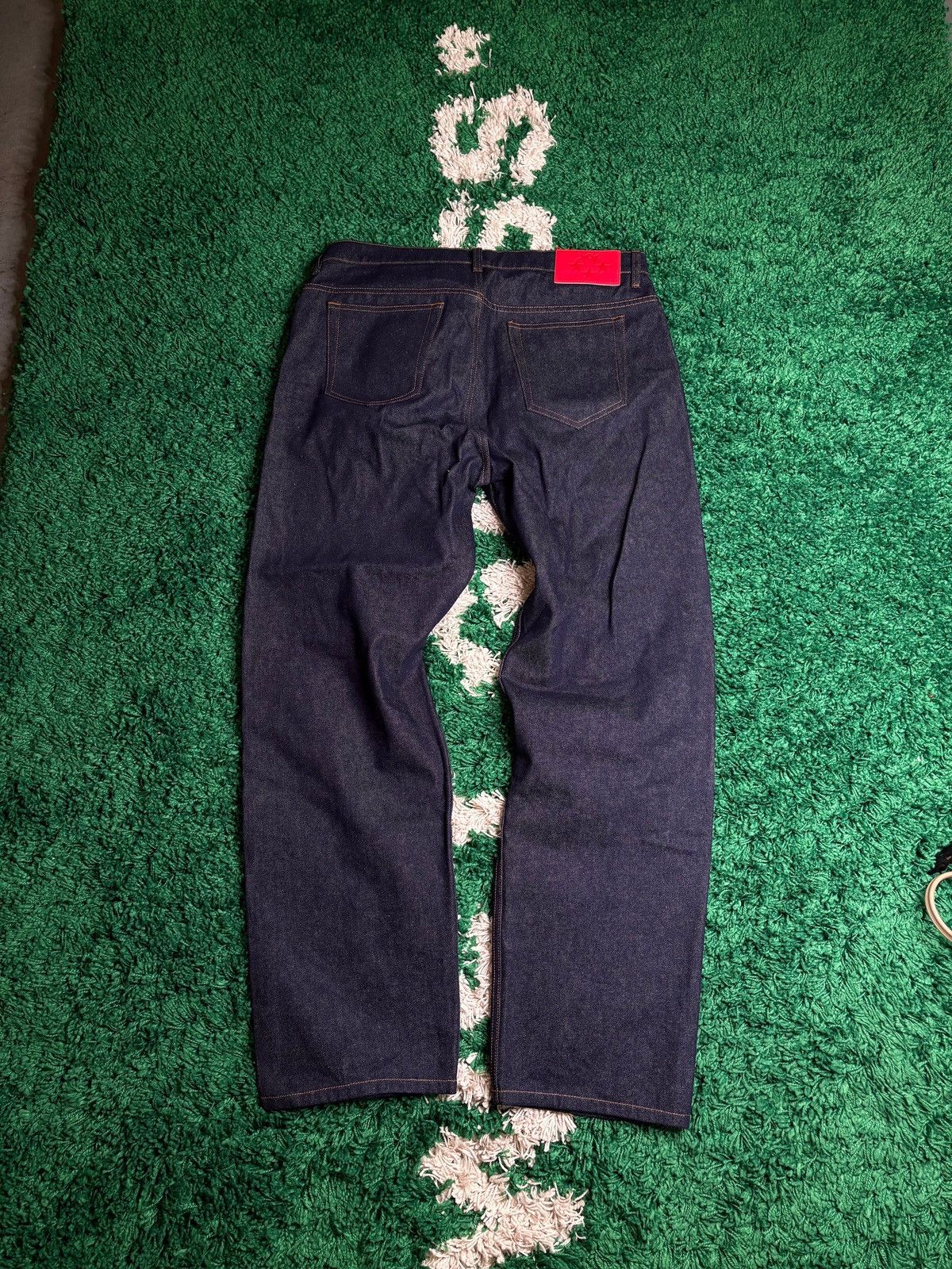 Sp5der Sp5der Dark Wash Logo Jeans Size 34 Size US 34 / EU 50 - 2 Thumbnail