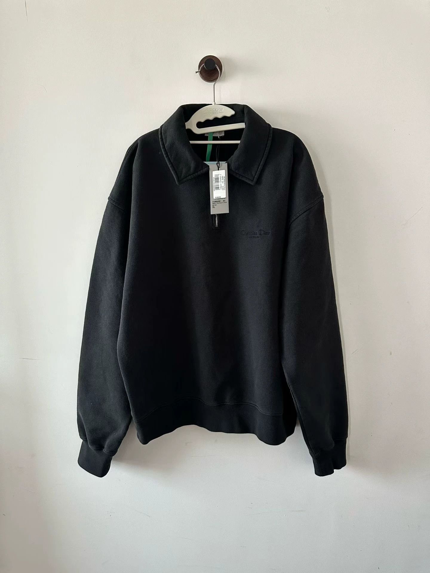 Dior Dior half-zip embroidered sweatshirt XL Size US XL / EU 56 / 4 - 1 Thumbnail