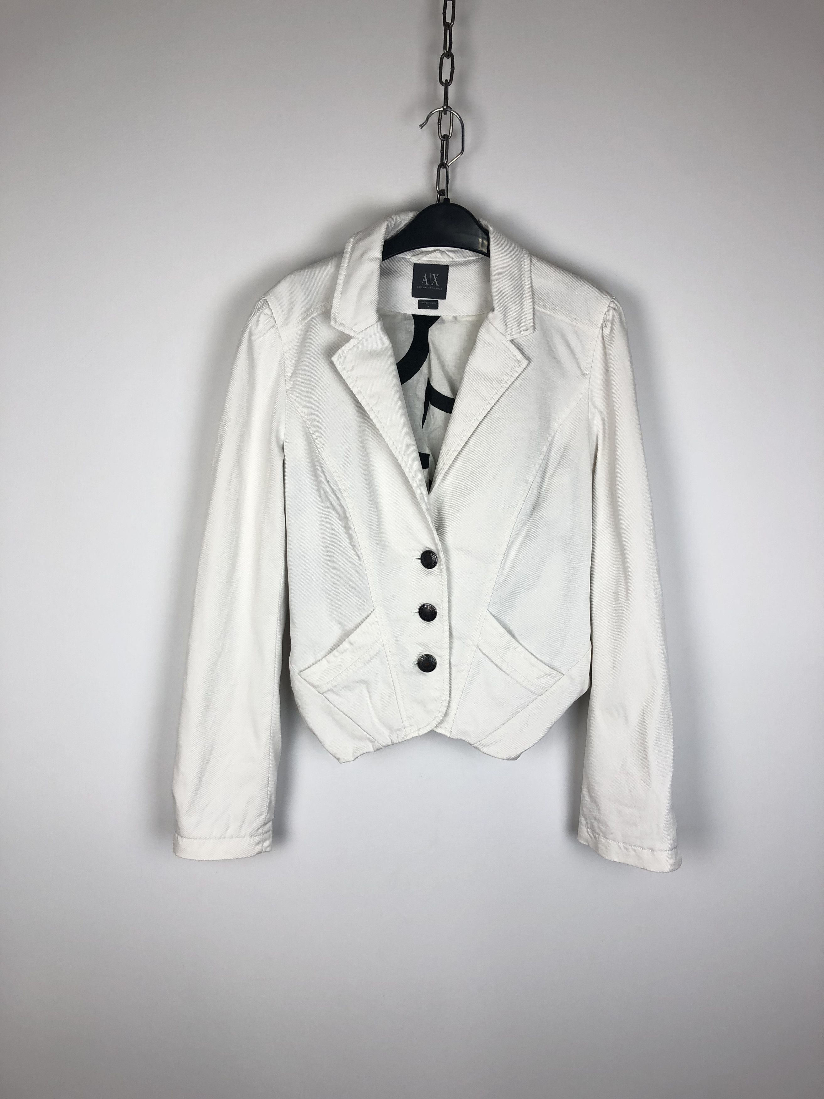 Armani Armani Exchange Blazer Jacket White size M Size M / US 6-8 / IT 42-44 - 1 Thumbnail