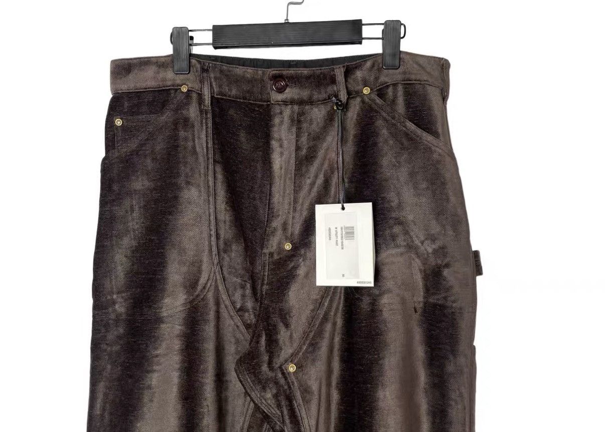 4SDESIGNS 4SDESIGNS FW23 Suede Double Knee Logger Cargo Pants J31 Size US 34 / EU 50 - 3 Thumbnail