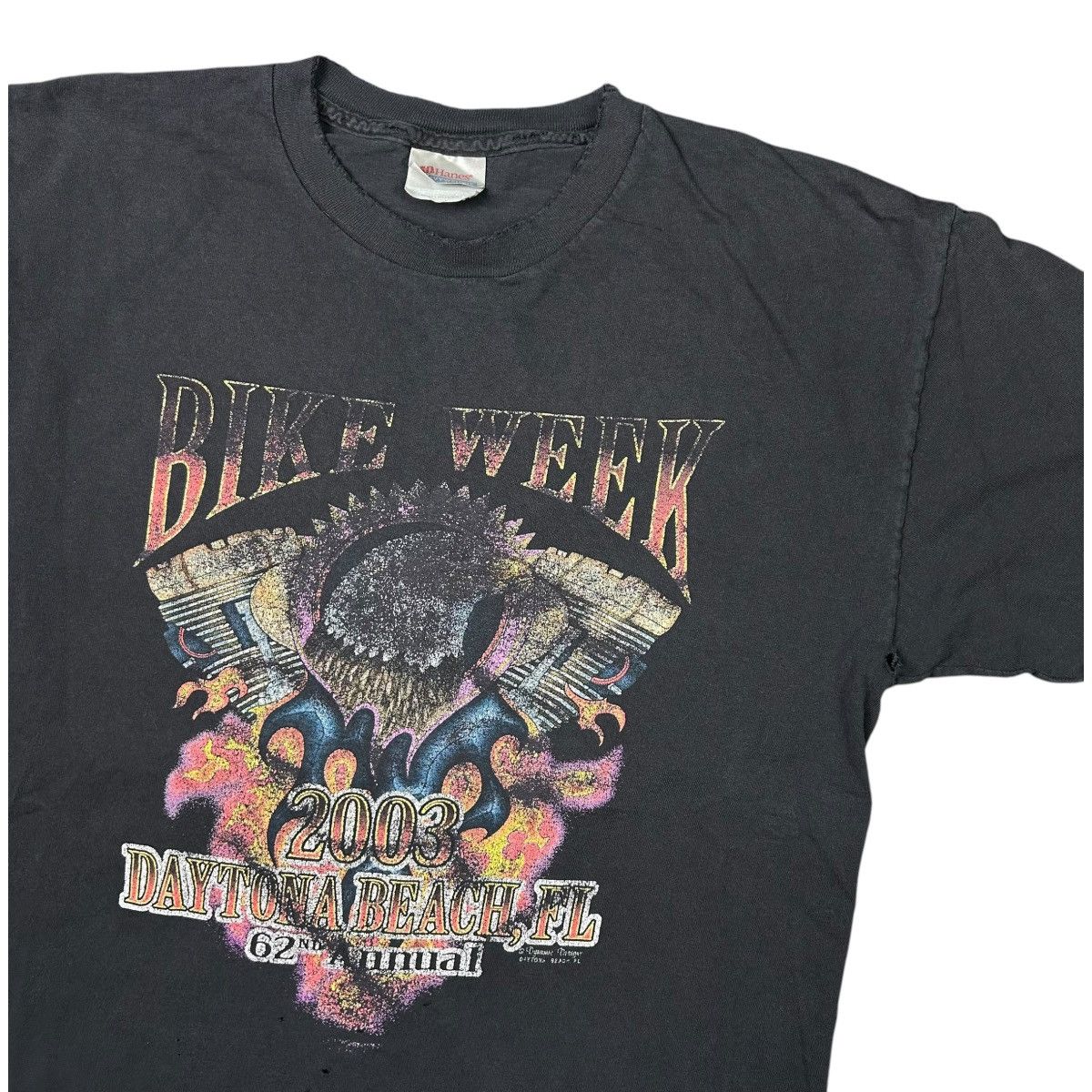 Harley Davidson Vintage 2003 Faded Daytona Beach Bike Week Tee Size US L / EU 52-54 / 3 - 2 Thumbnail