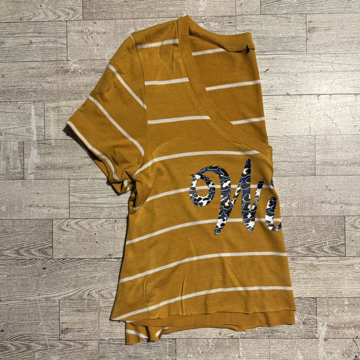 Vintage Y2K, Wild, Multi Pattern, Raw Hem Cropped, Rayon V-Neck Size M / US 6-8 / IT 42-44 - 12 Thumbnail
