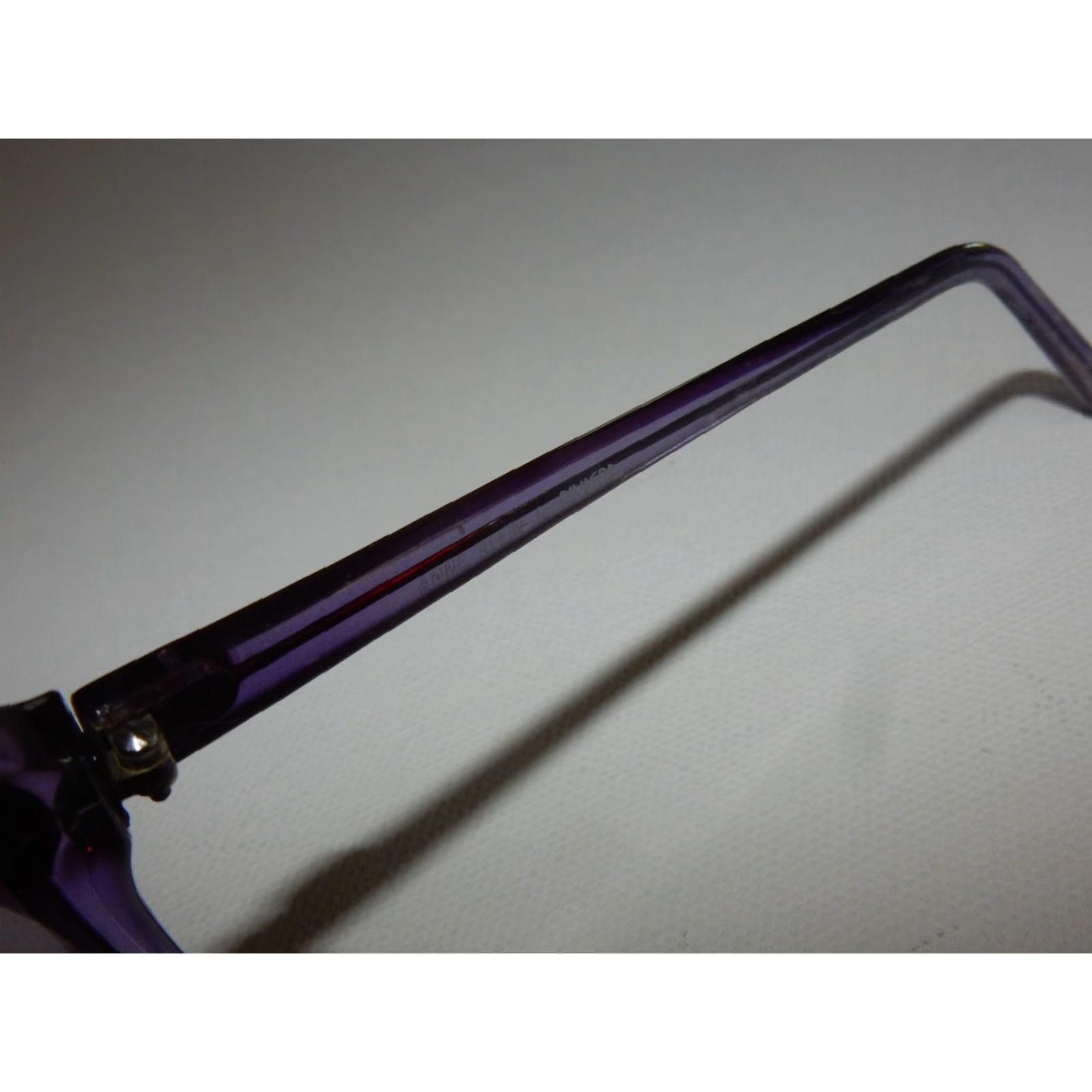 Anne Klein VINTAGE Anne Klein Women's Oversized Sunglasses Italy Purple 90s Riviera Size ONE SIZE - 6 Thumbnail