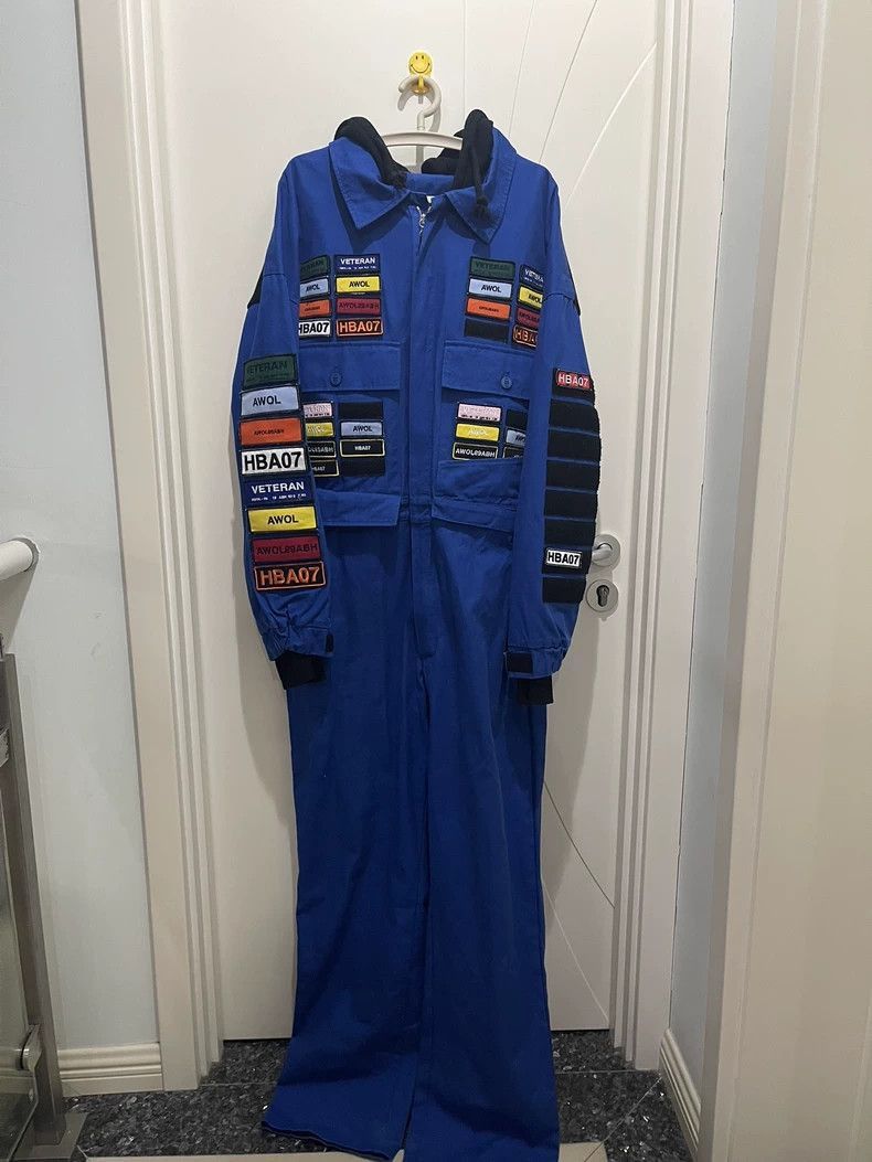 Hood By Air HBA Racing Jumpsuit size M